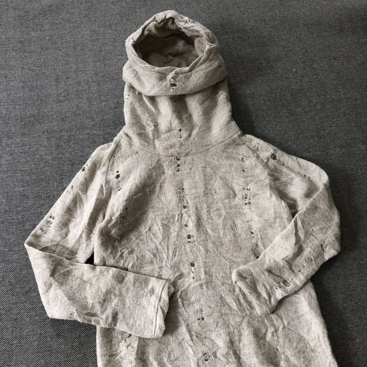 Maison MIHARA YASUHIRO MIHARAYASUHIRO Distressed Style Loungewear Cowl Neck Sweater Size M / US 6-8 / IT 42-44 - 4 Thumbnail