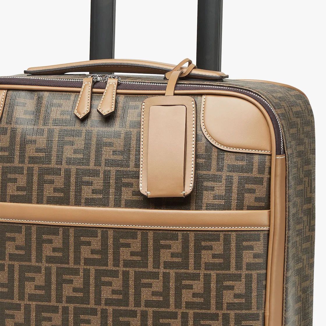 Fendi o1s1wg110925 Size: OS/Cabin Size Trolley in Beige Size ONE SIZE - 4 Thumbnail