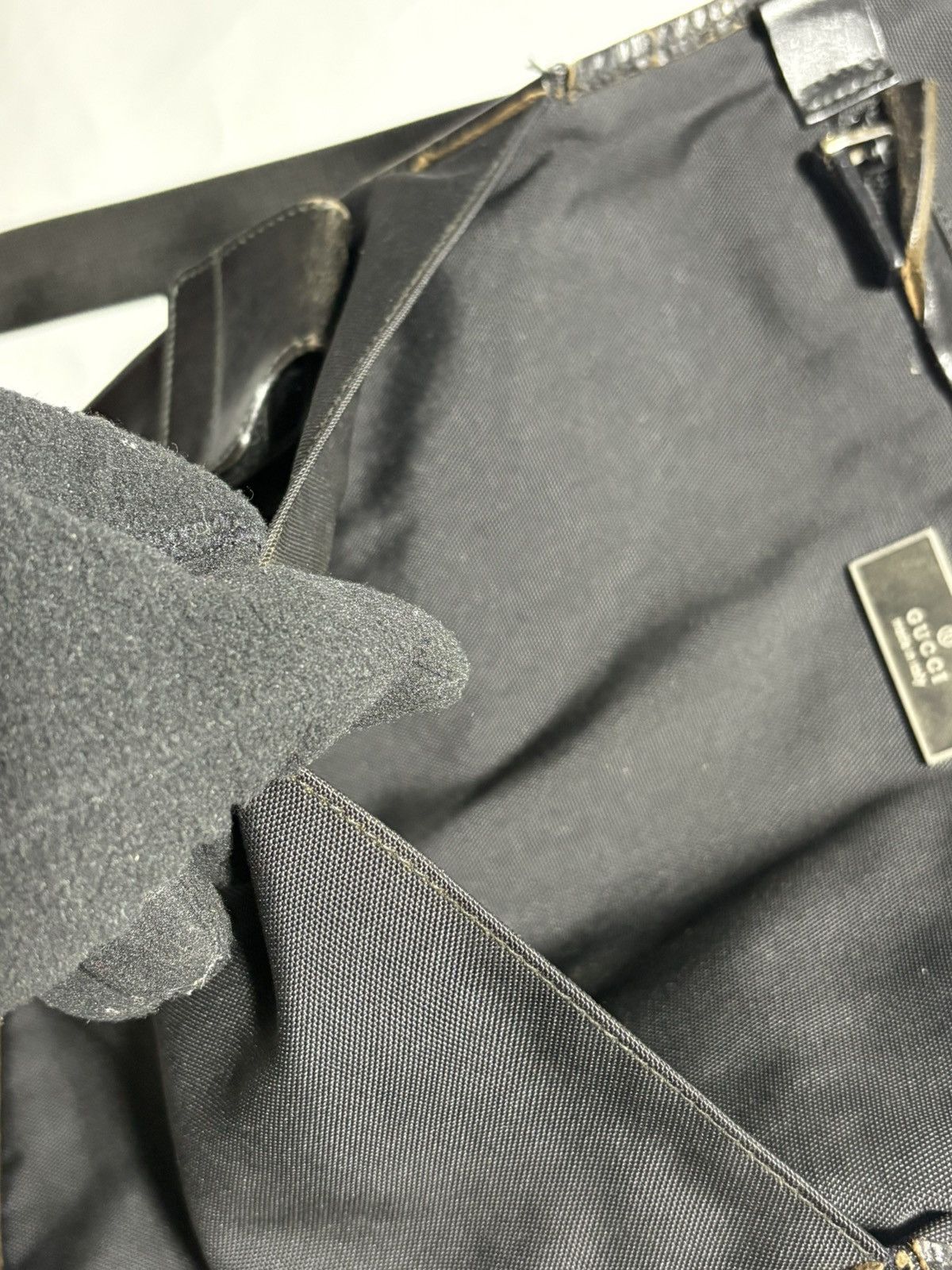 Gucci VINTAGE GUCCI CANVAS CROSSBODY BAG Size ONE SIZE - 8 Thumbnail