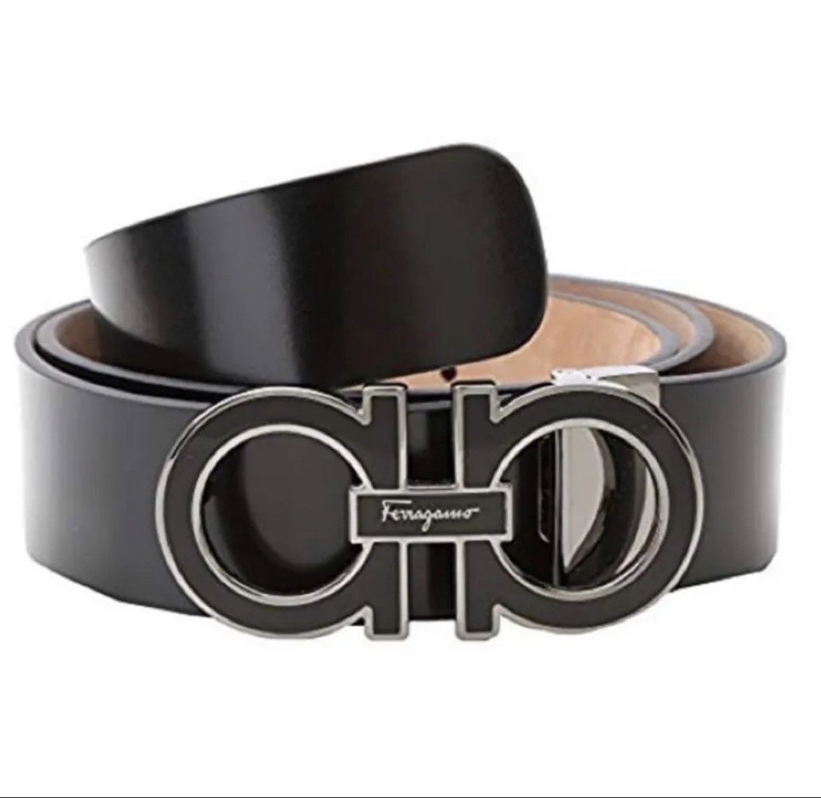 Salvatore Ferragamo Black Leather belt Size 36(90cm)SP678867