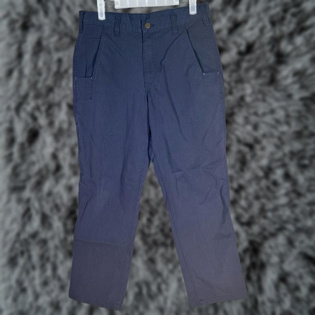 Carhartt Carhartt Pants Mens 29x28 Navy Relaxed Fit Ripstop Workwear Outdoor Utility Shirt? Size US 29 - 1 Thumbnail