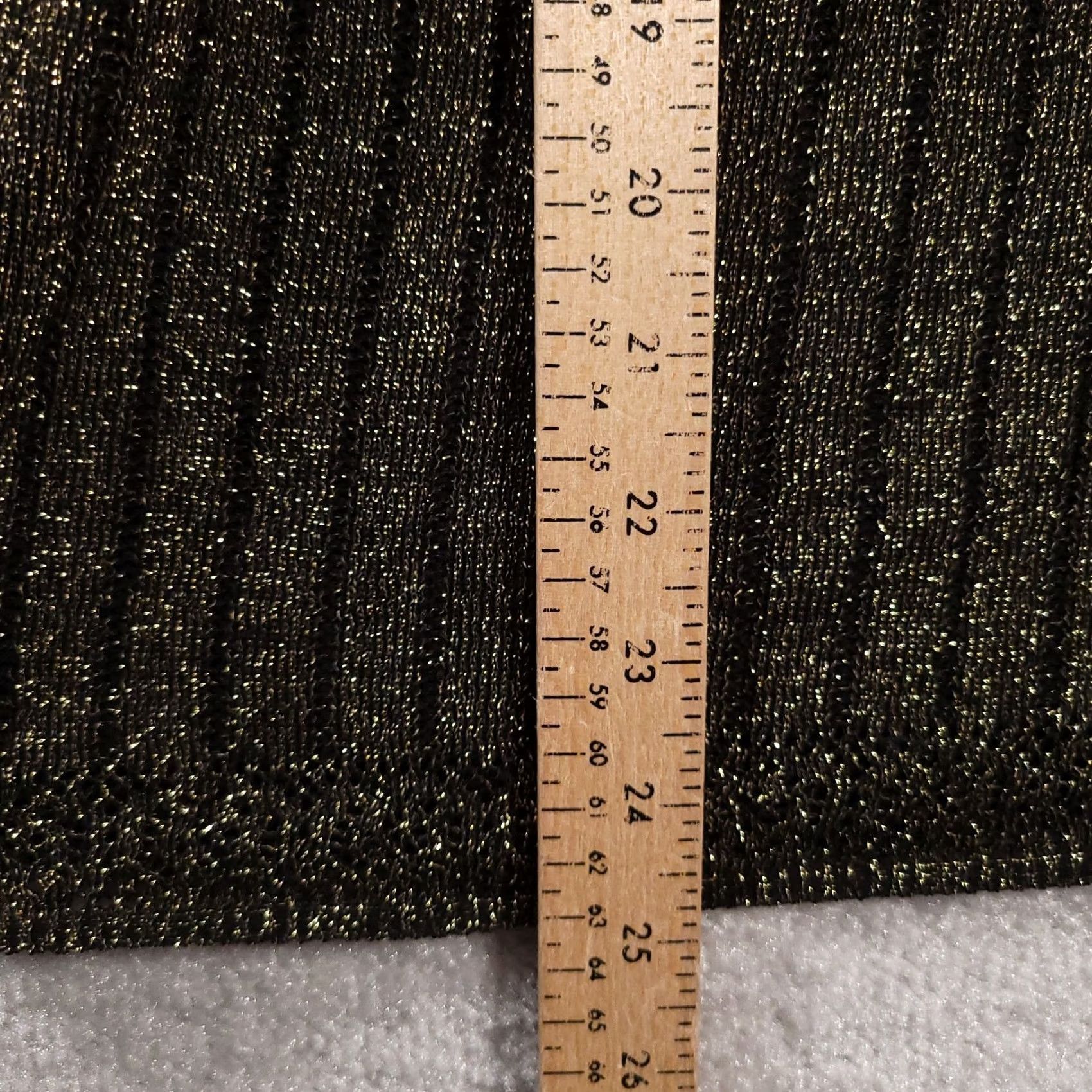 Vintage VINTAGE Alfred Dunner Shirt Women S Gold Black L/S Sweater Shimmer USA Ribbed 90s Mens Women Girls? Size S / US 4 / IT 40 - 7 Thumbnail