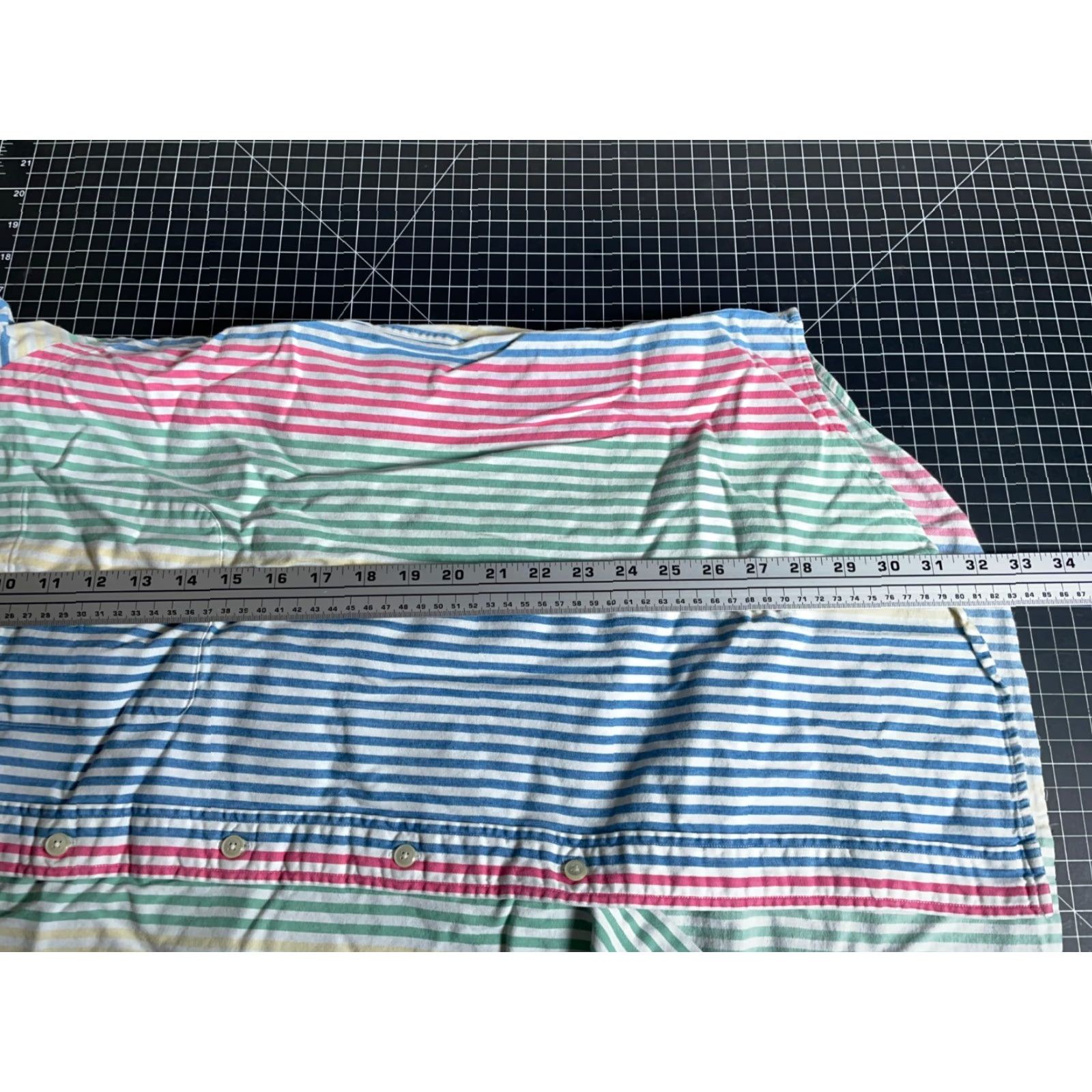 Nautica Nautica Shirt Men's XL Colorful Striped Oversized VTG Preppy Pattern Primary Button-Up Collared Long Sleeve Casual Multicolor Size US XL / EU 56 / 4 - 6 Thumbnail
