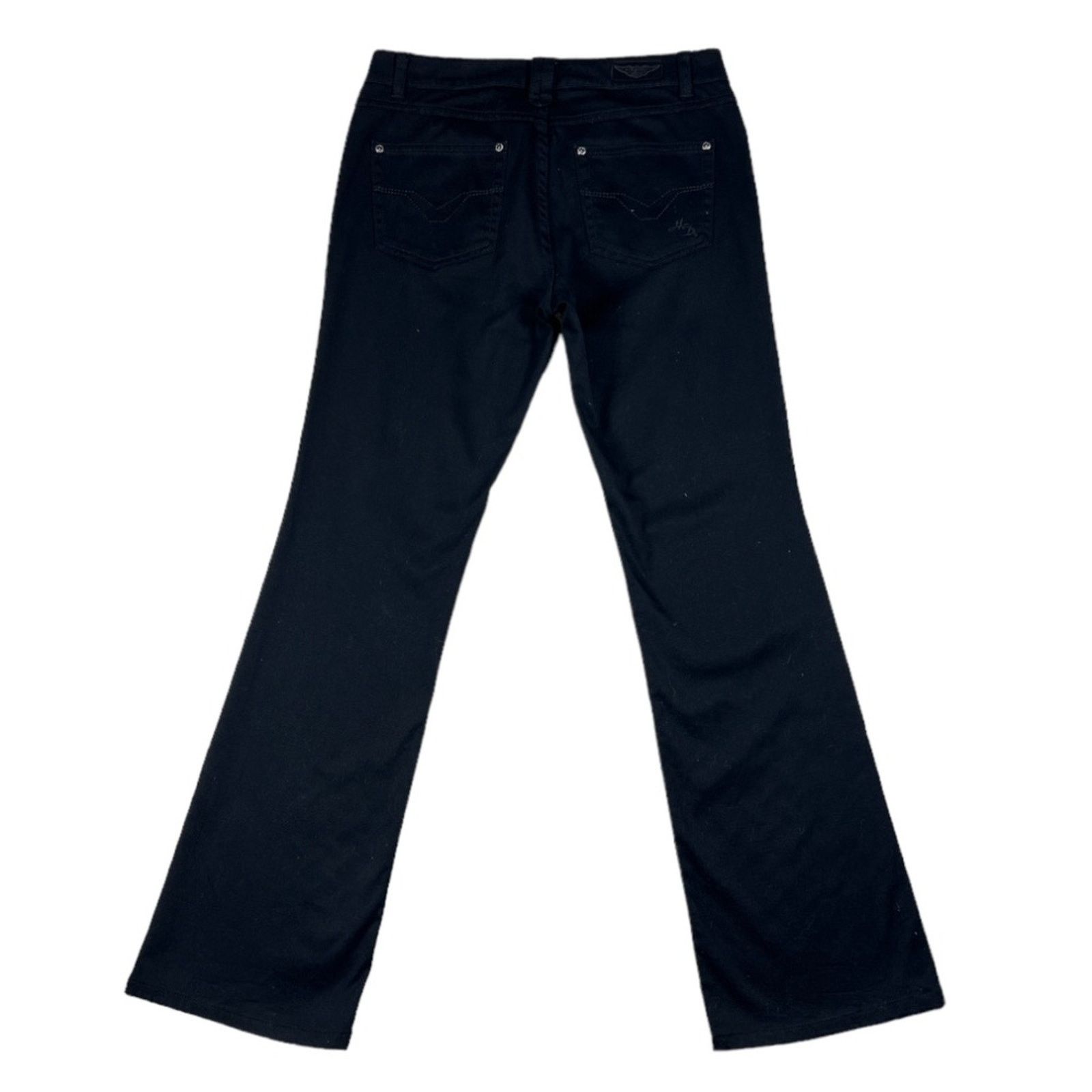 Harley Davidson Harley-Davidson Pants in Black | Size 4 Size 27" / US 4 / IT 40 - 2 Thumbnail