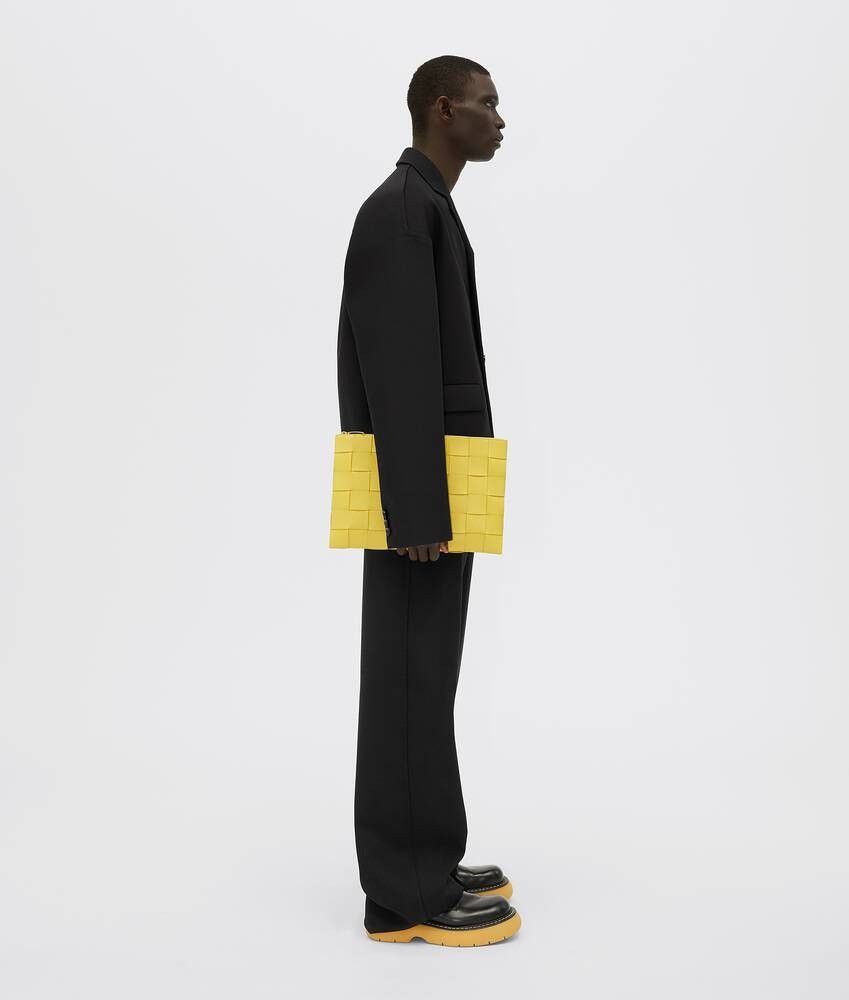 Bottega Veneta o1n1vont0525 Size: OS / Unisex Pouch in Buttercup Size ONE SIZE - 3 Thumbnail
