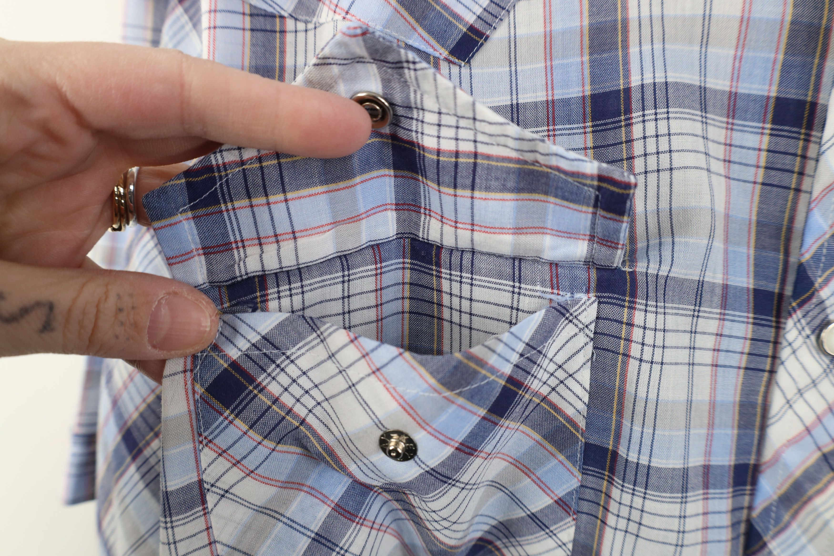 Vintage Vintage 70s Rockabilly Western Cowboy Short Sleeve Shirt Size US XL / EU 56 / 4 - 7 Thumbnail