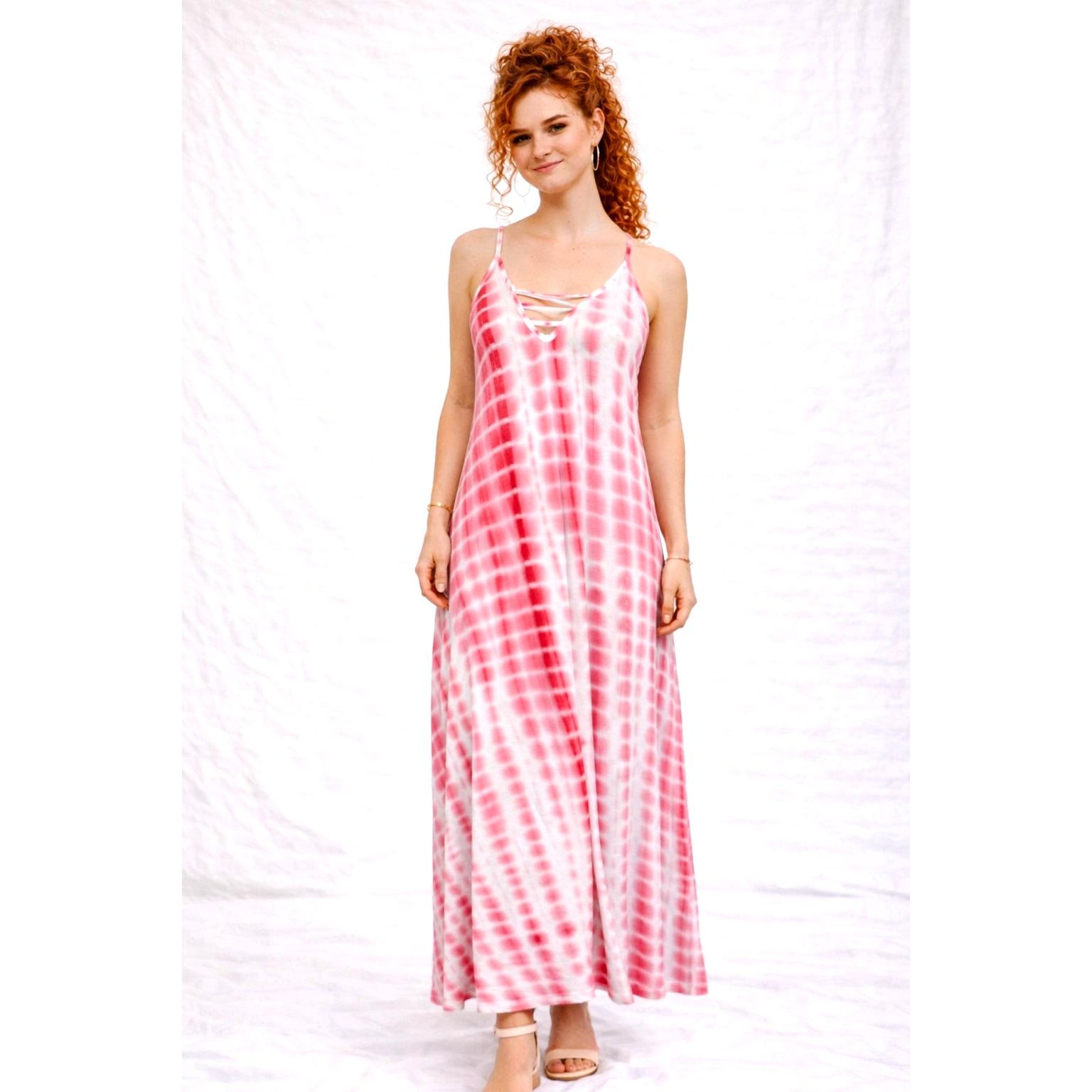 Other JayJay Loose Fitting Tie Dye Print Maxi Dress Pockets - M Size M / US 6-8 / IT 42-44 - 1 Thumbnail