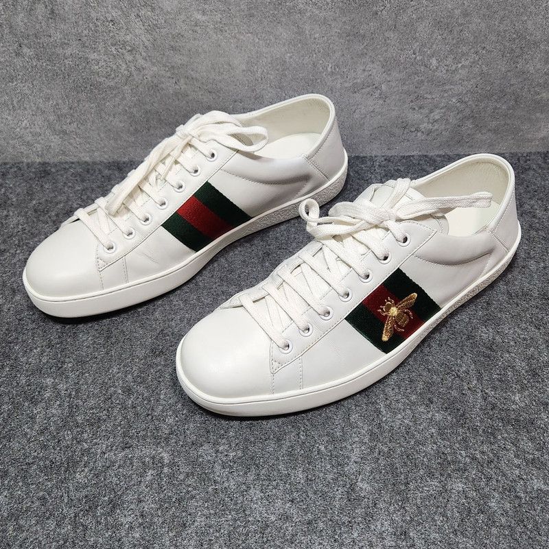 Gucci Gucci Ace Low Top Fashion Sneakers for Men 0079 Size US 10.5 / EU 43-44 - 1 Thumbnail