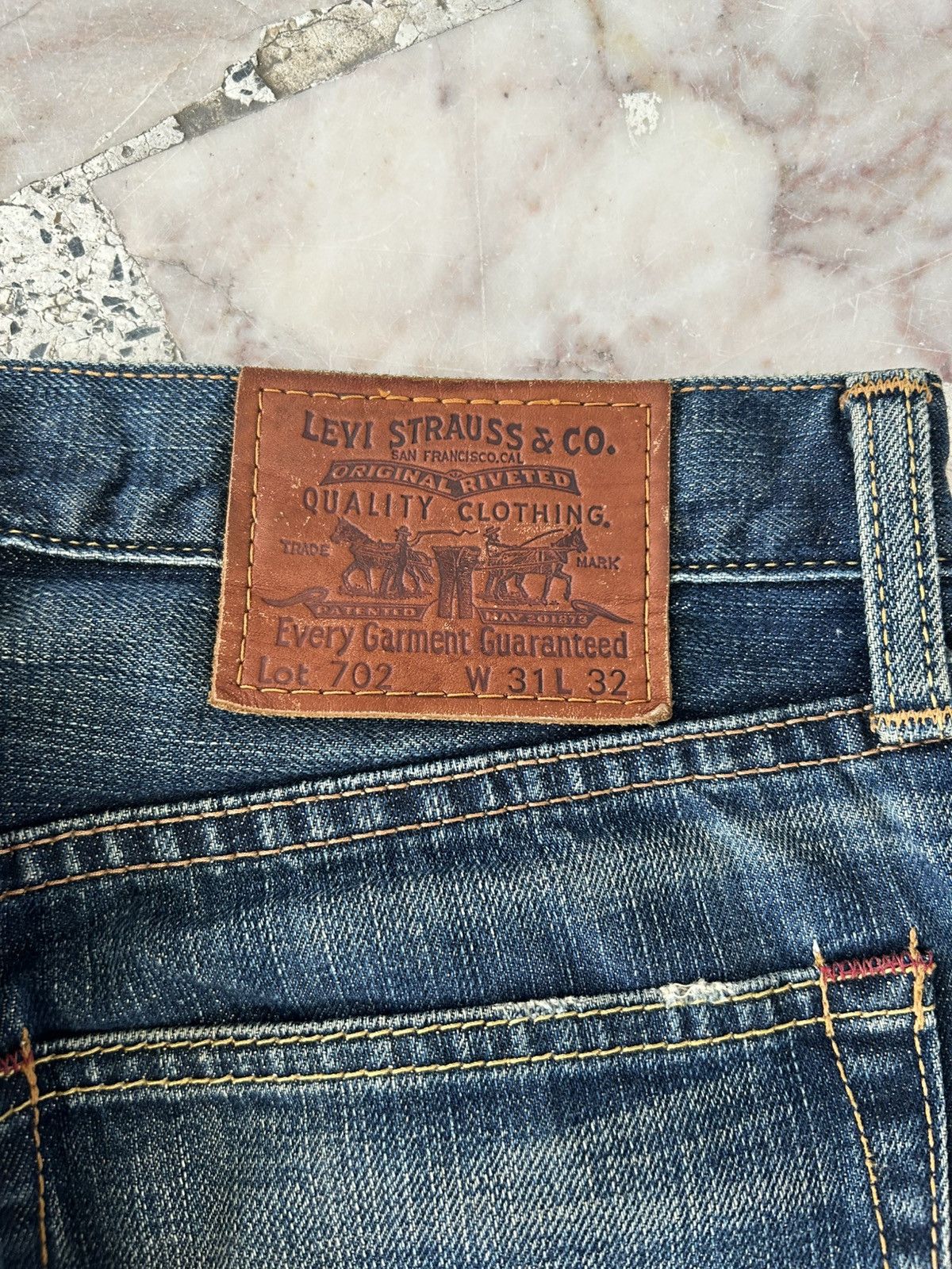 Levi's Levis 702 Ripped Denim Size US 31 - 10 Thumbnail