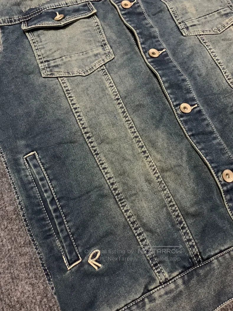 Neighborhood Neighborhood Distressed Destroyed Faded Lapel Single Breas Size US XL / EU 56 / 4 - 3 Thumbnail
