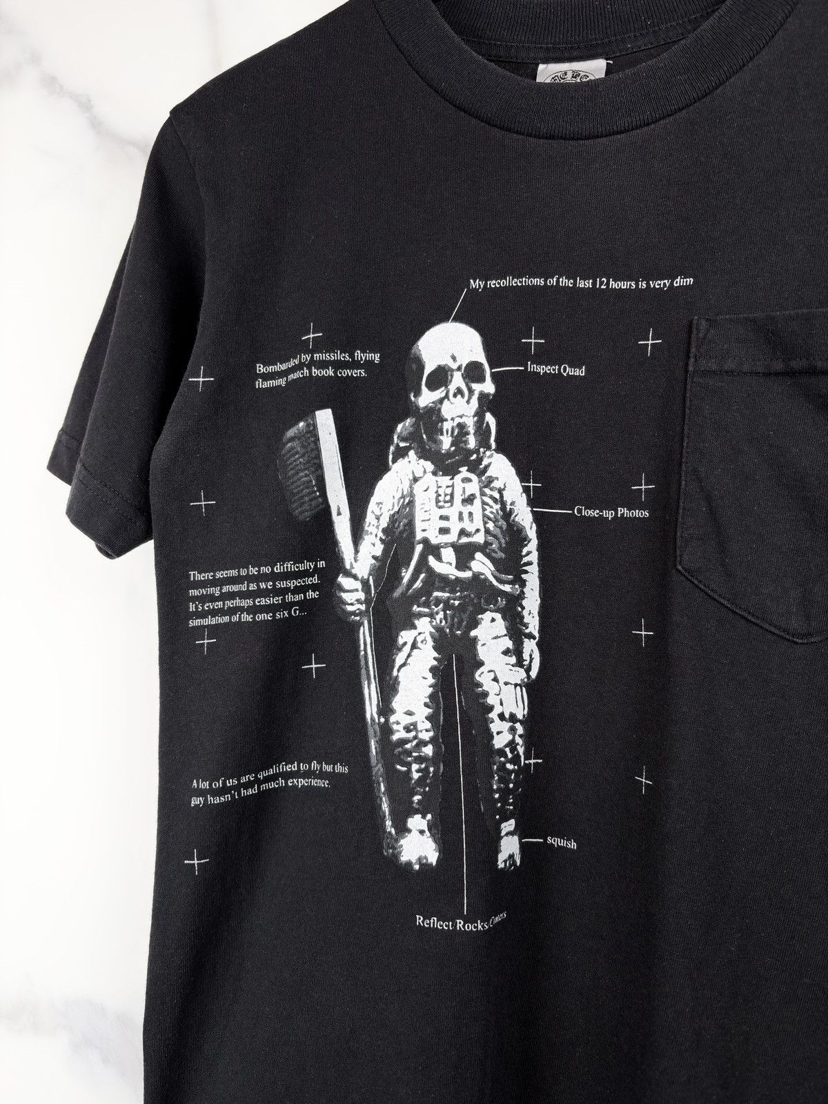 Chrome Hearts Chrome Hearts Vintage Foti Skull Astronaut Tshirt Black Size US S / EU 44-46 / 1 - 5 Thumbnail
