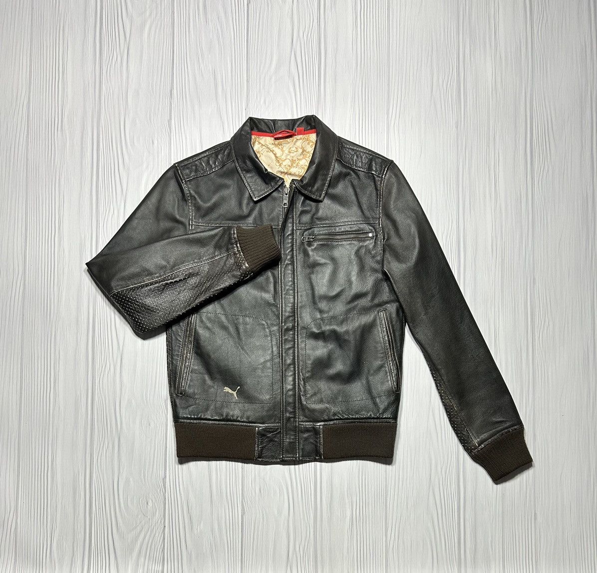 Ducati × Puma Puma Ducati Racer Lether Jacket | Grailed