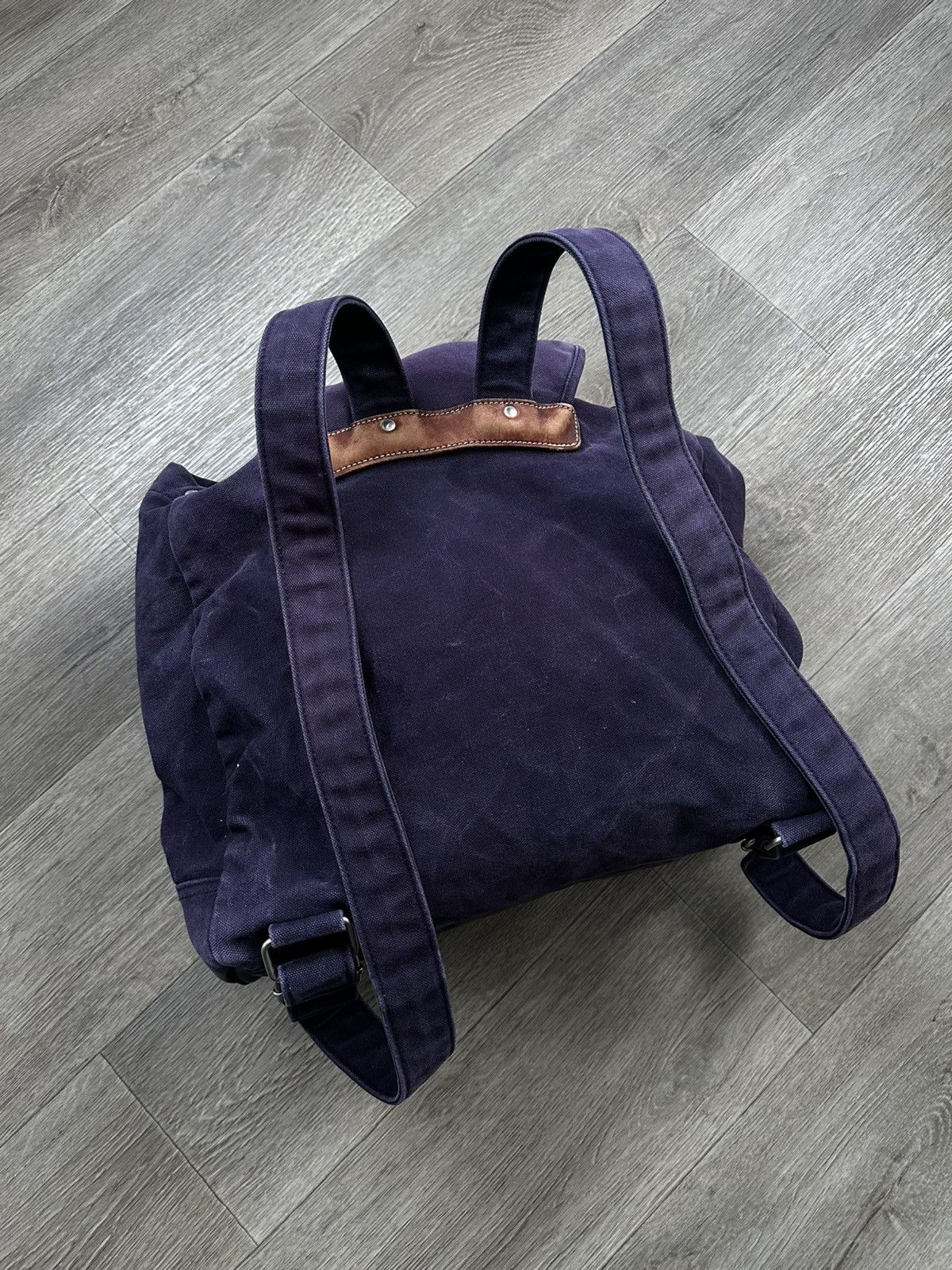Polo Ralph Lauren 🫧POLO RALPH LAUREN 90s VINTAGE CANVAS BACKPACK VERY RARE Size ONE SIZE - 6 Thumbnail