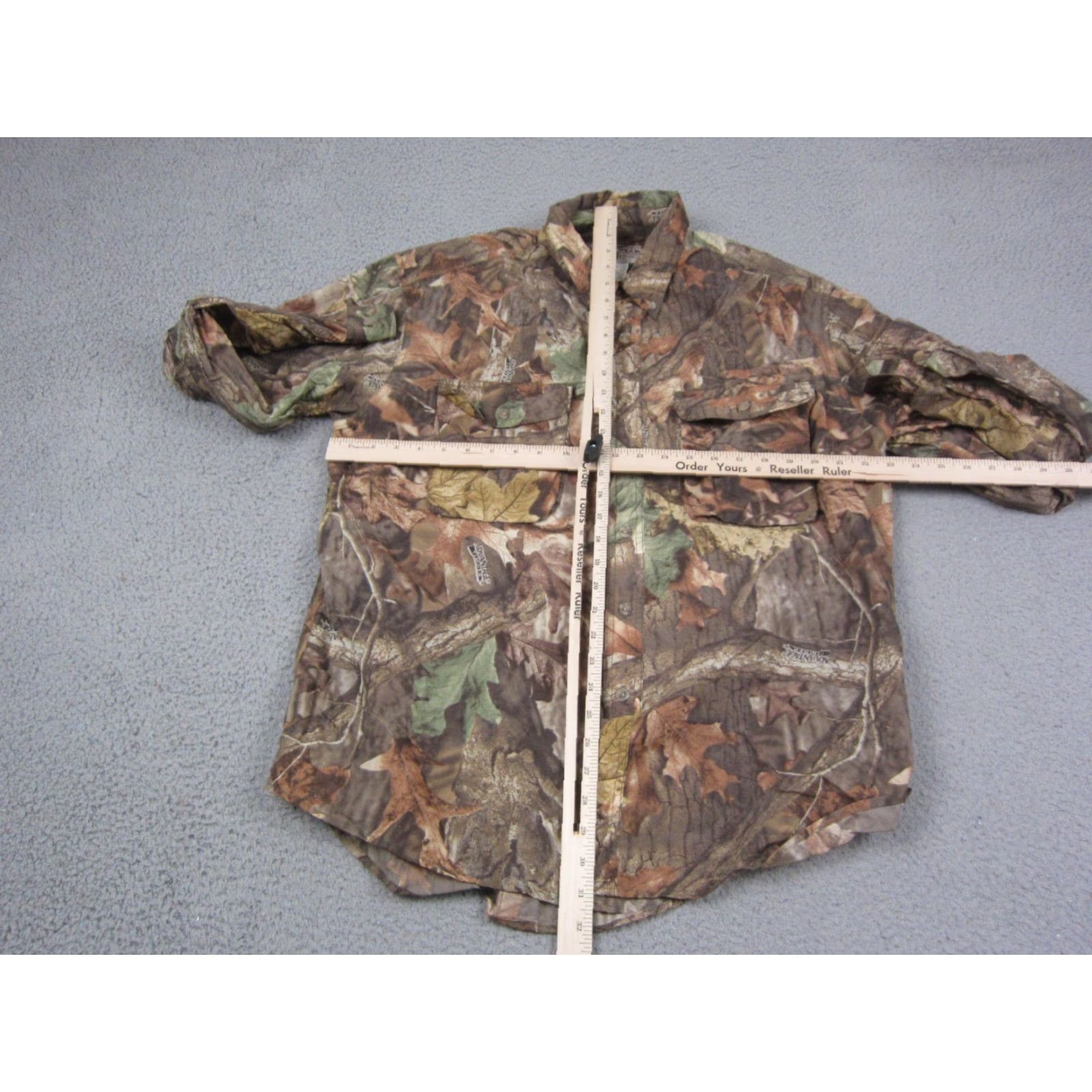 Wrangler VINTAGE Wrangler Shirt Mens XL Brown Timber Realtree 90s Western Camouflage Button-Down, Dress Shirt, Casual Wear, Workwear, 90s Mens Wrangler Shirt Size US XL / EU 56 / 4 - 4 Thumbnail