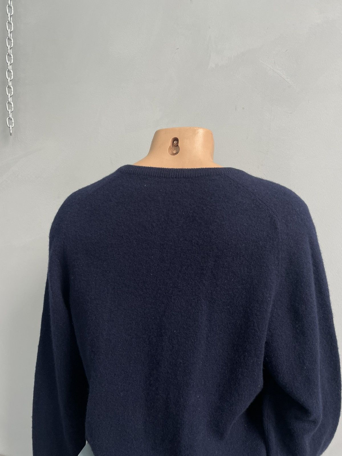 Burberry English classic Burberrys v neck wool sweater archive 2000s Size US M / EU 48-50 / 2 - 8 Thumbnail