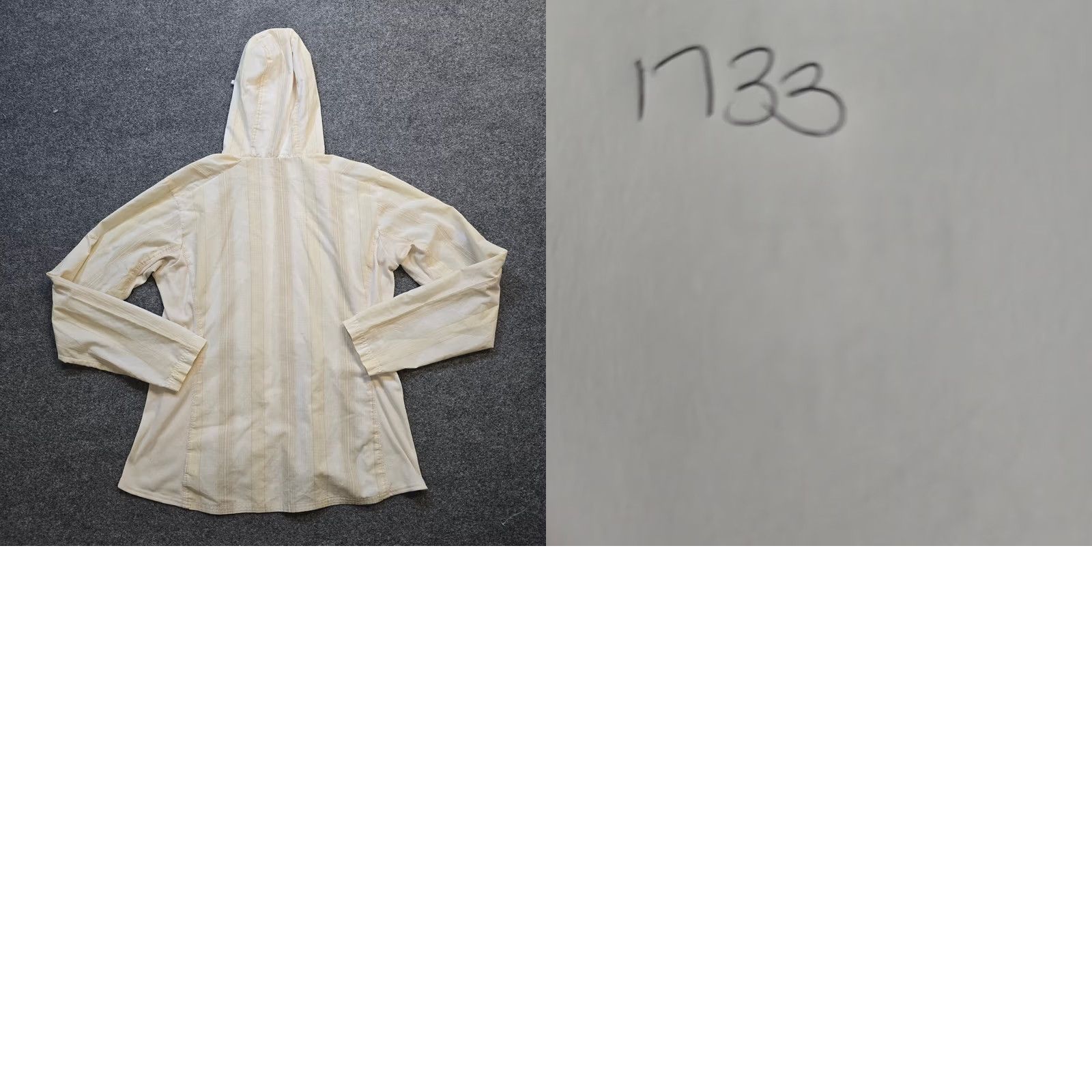 Mountain Hardwear Mountain Hardwear Top Womens 12 Beige Hooded Pockets Striped Casual Button-Up Shirt Size XL / US 12-14 / IT 48-50 - 8 Thumbnail