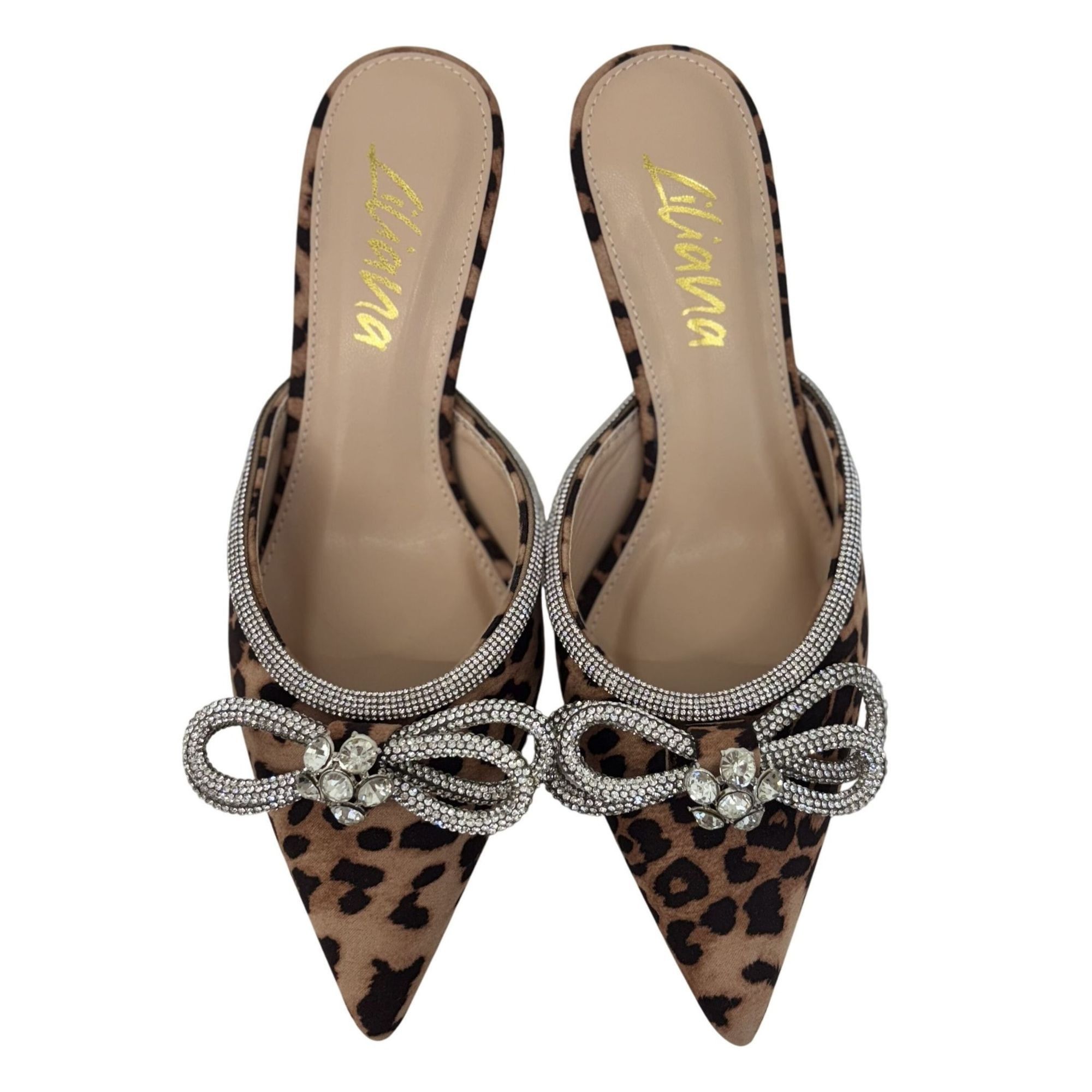 Other LILIANA / Romantic-1 Leopard Print / Pointed Toe Mules With Size US 9 / IT 39 - 4 Thumbnail