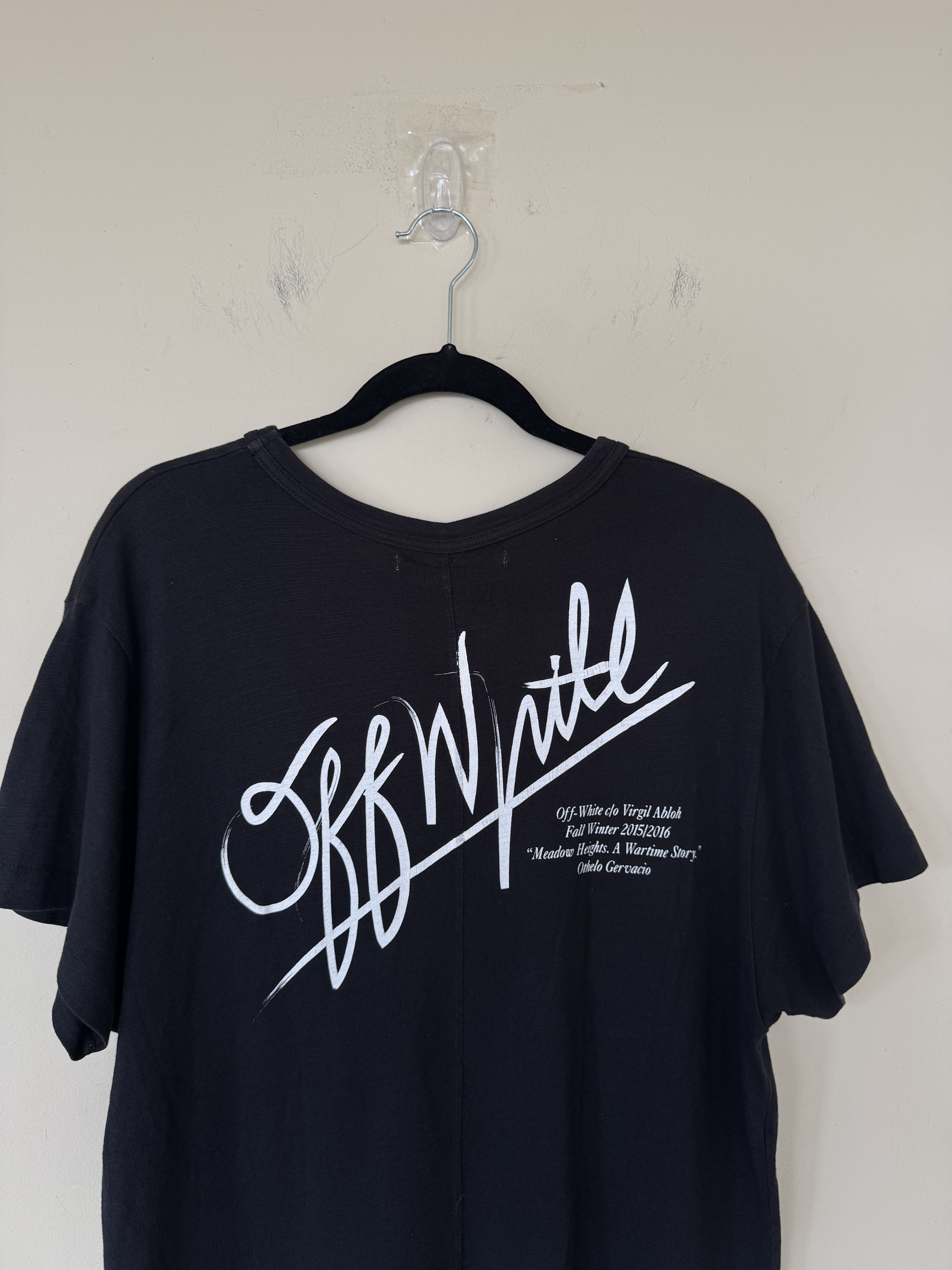 Off-White Off White x Othelo Gervacio FW15 Done Deal Tee Size US S / EU 44-46 / 1 - 6 Thumbnail