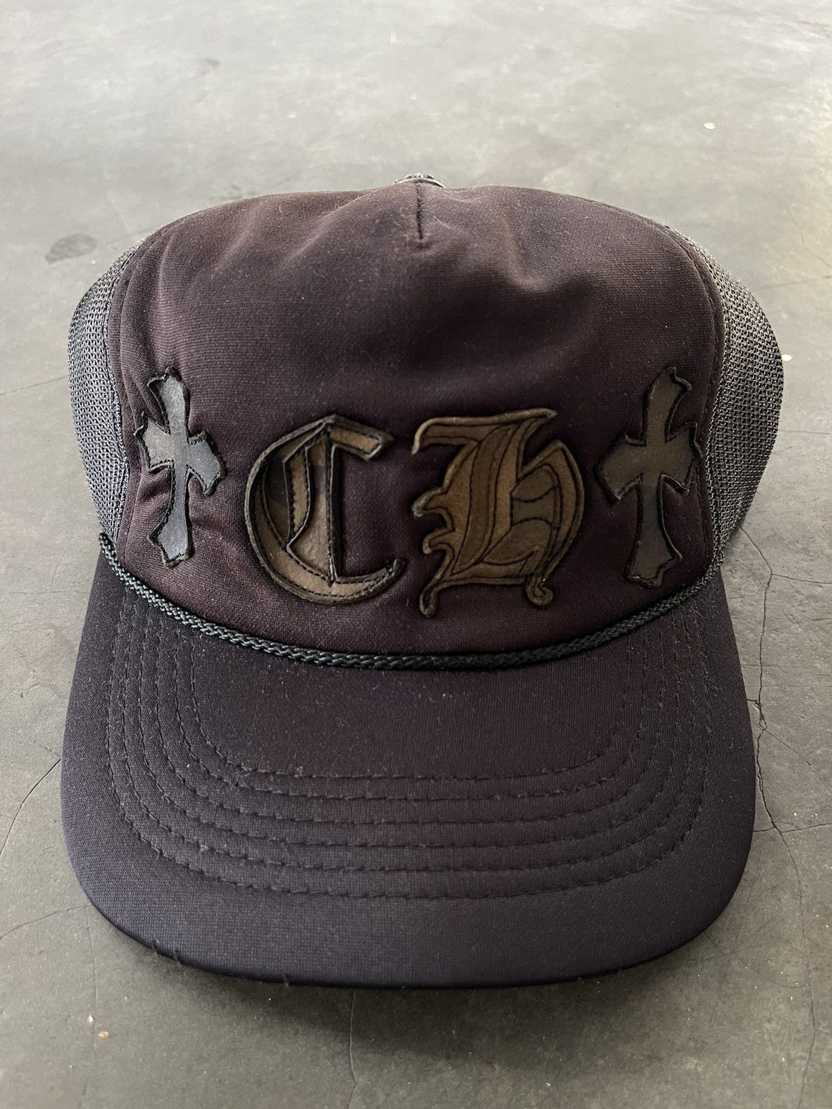 Chrome Hearts Chrome Hearts Honolulu Sunfaded Trucker Hat | Grailed