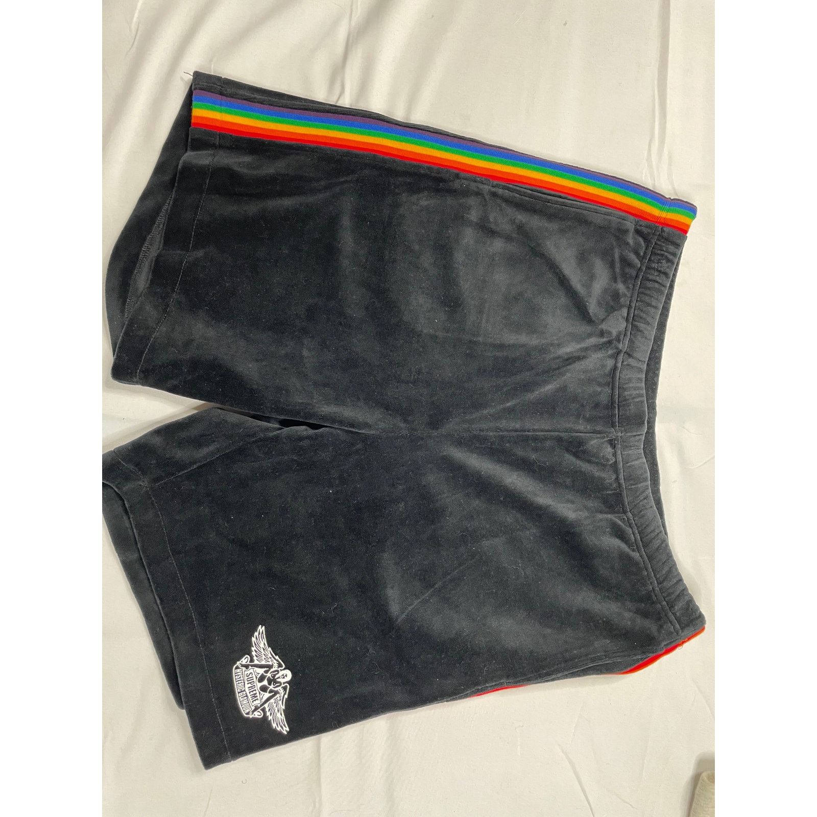 Supreme Supreme Hysteric Glamour Shorts Black Rainbow Large Size US 36 / EU 52 - 1 Thumbnail