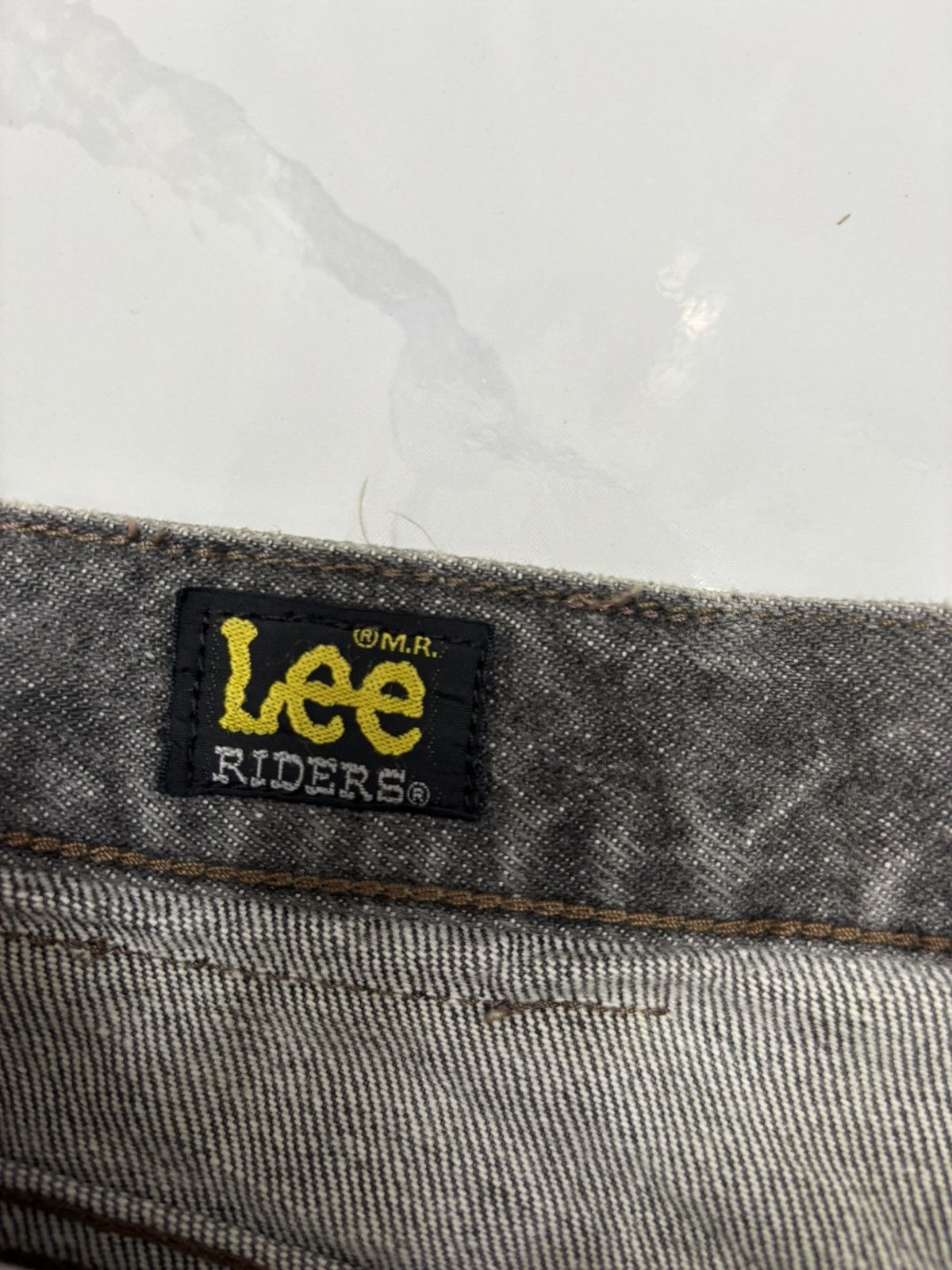 Lee × Number (N)ine LEE RIDERS FADED BLACK SAND WASH JEANS Size US 28 / EU 44 - 11 Thumbnail