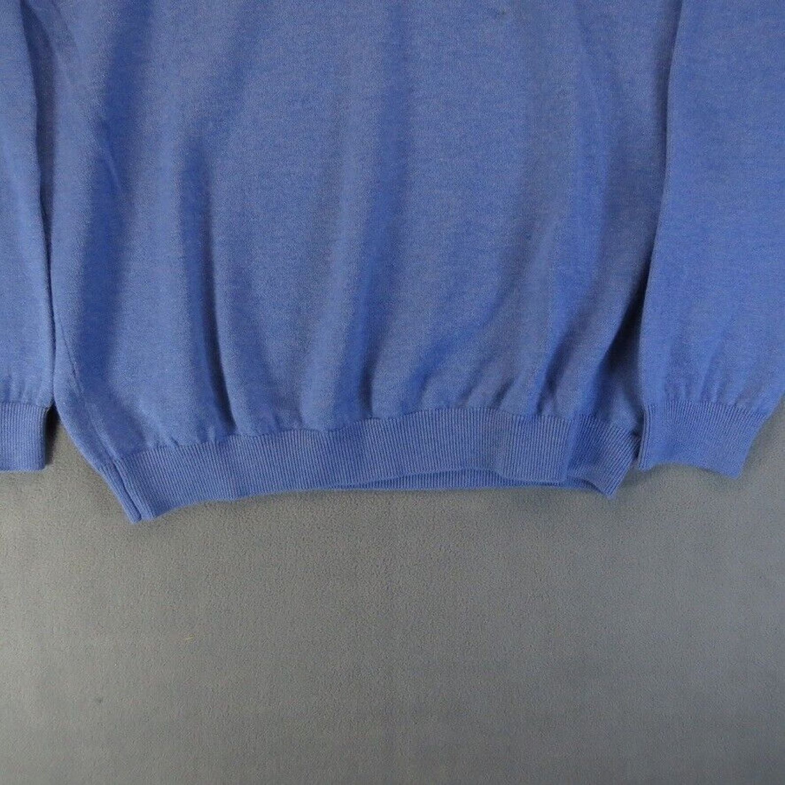 BUGATCHI Bugatchi Uomo Cashmere Sweater Mens Medium Blue Crew Size US M / EU 48-50 / 2 - 3 Thumbnail