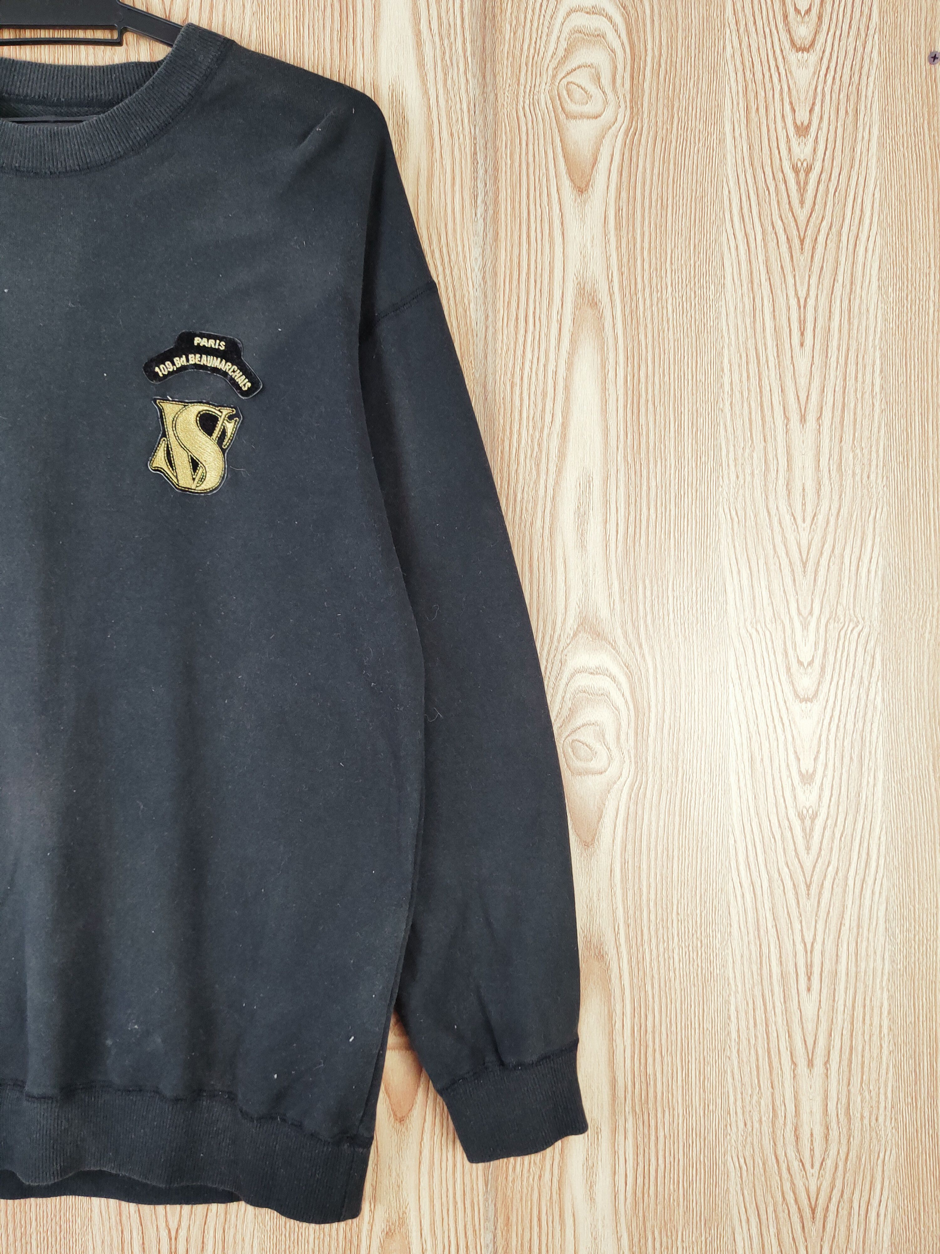 Japanese Brand × Vintage Rare 💥 ValenzaPo Black Sweatshirts Size US L / EU 52-54 / 3 - 6 Thumbnail