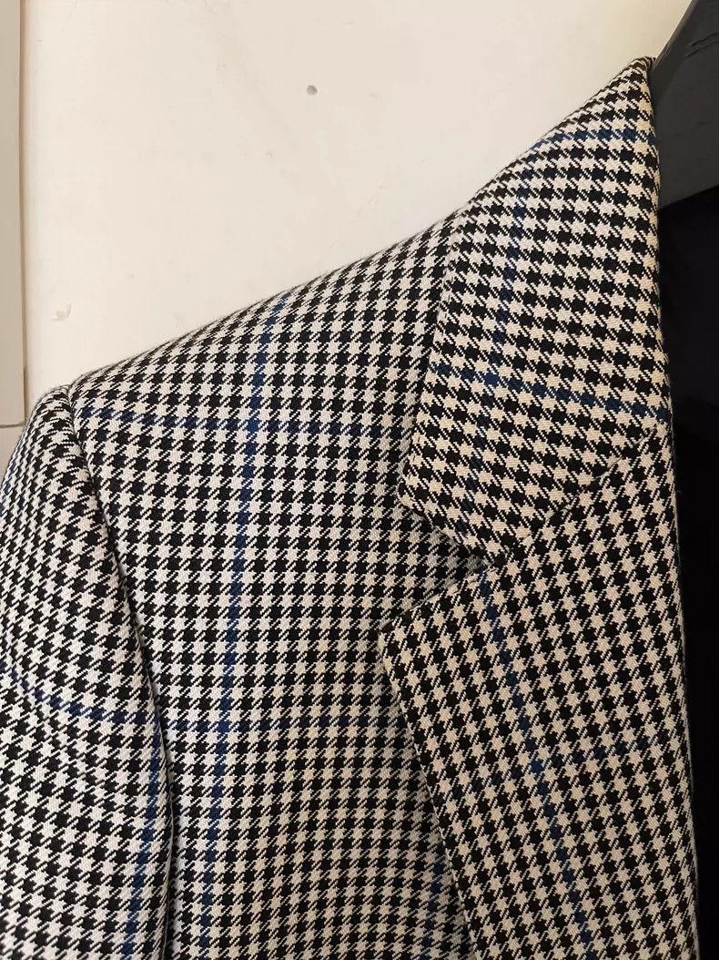 Alexander McQueen Alexander McQueen Houndstooth wool blazer 2503-Nextarrow Size 48R - 3 Thumbnail
