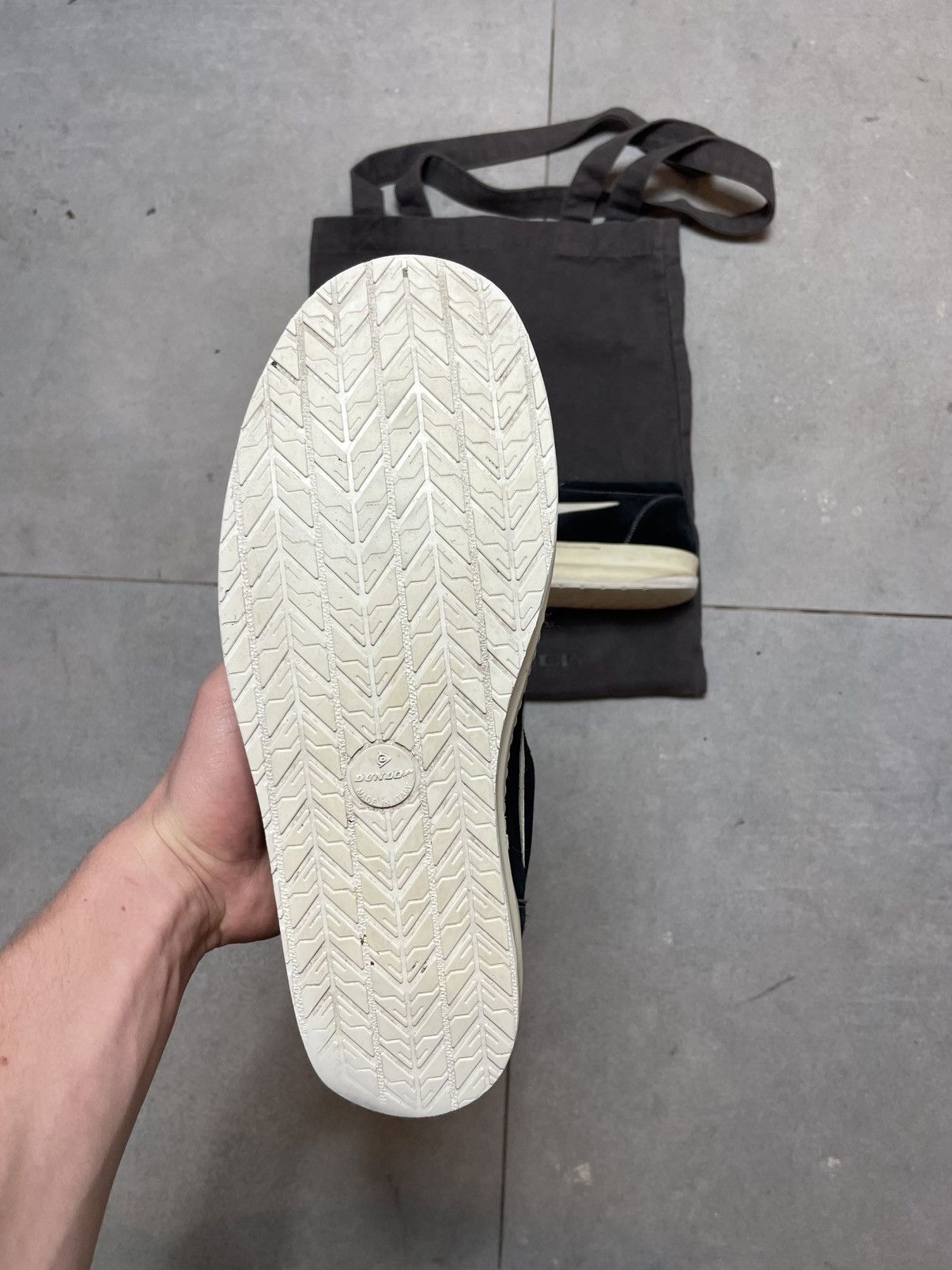 Rick Owens Rick Owens DRKSHDW Low Sneaker Black Milk 44/ Us10,5 Size US 10.5 / EU 43-44 - 7 Thumbnail