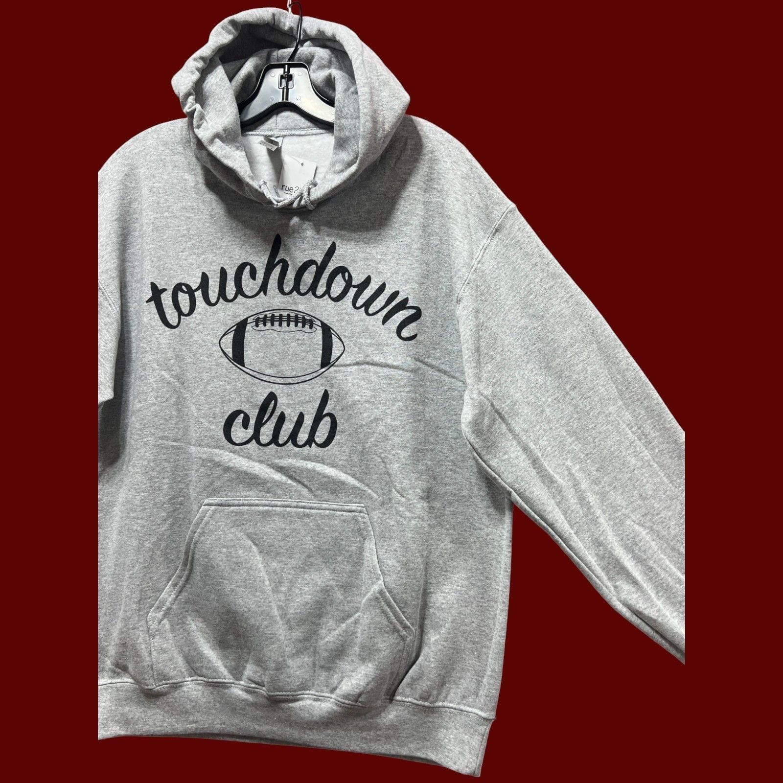 Gildan Gildan - Men's Long Sleeve Hooded Sweatshirt - Grey - Medium Size US M / EU 48-50 / 2 - 14 Thumbnail