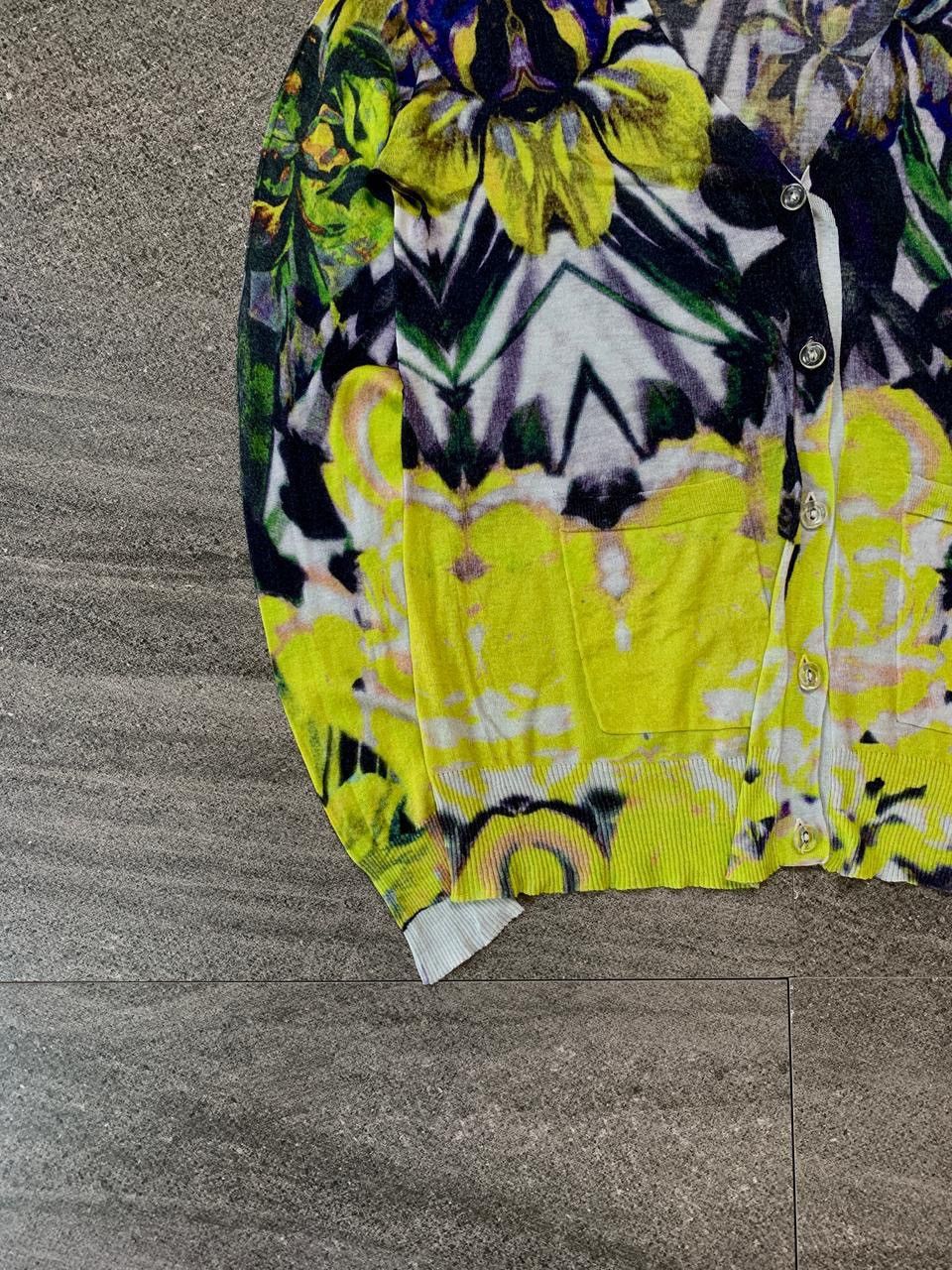 Dries Van Noten FREE TAX! Floral Airbrush Cardigan - Small Size US S / EU 44-46 / 1 - 4 Thumbnail