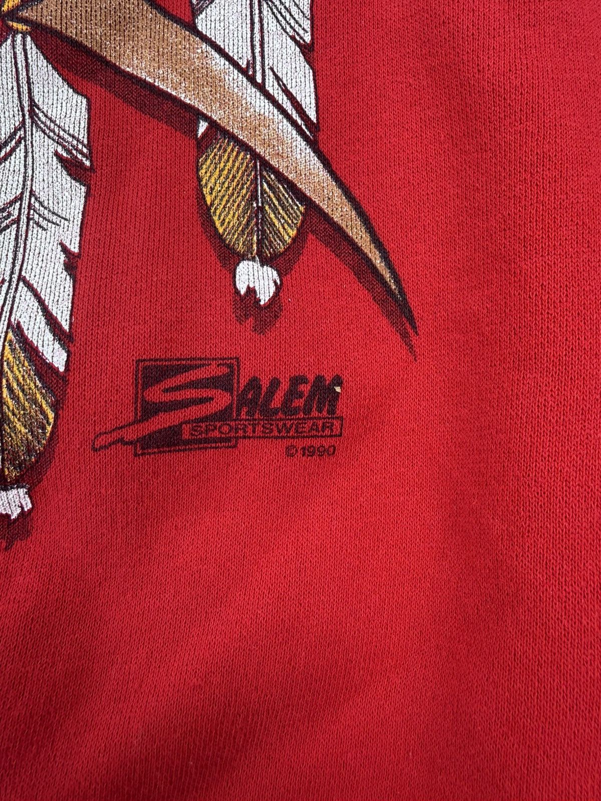 Salem Sportswear Vintage 1990 chiefs crewneck Size US L / EU 52-54 / 3 - 2 Thumbnail