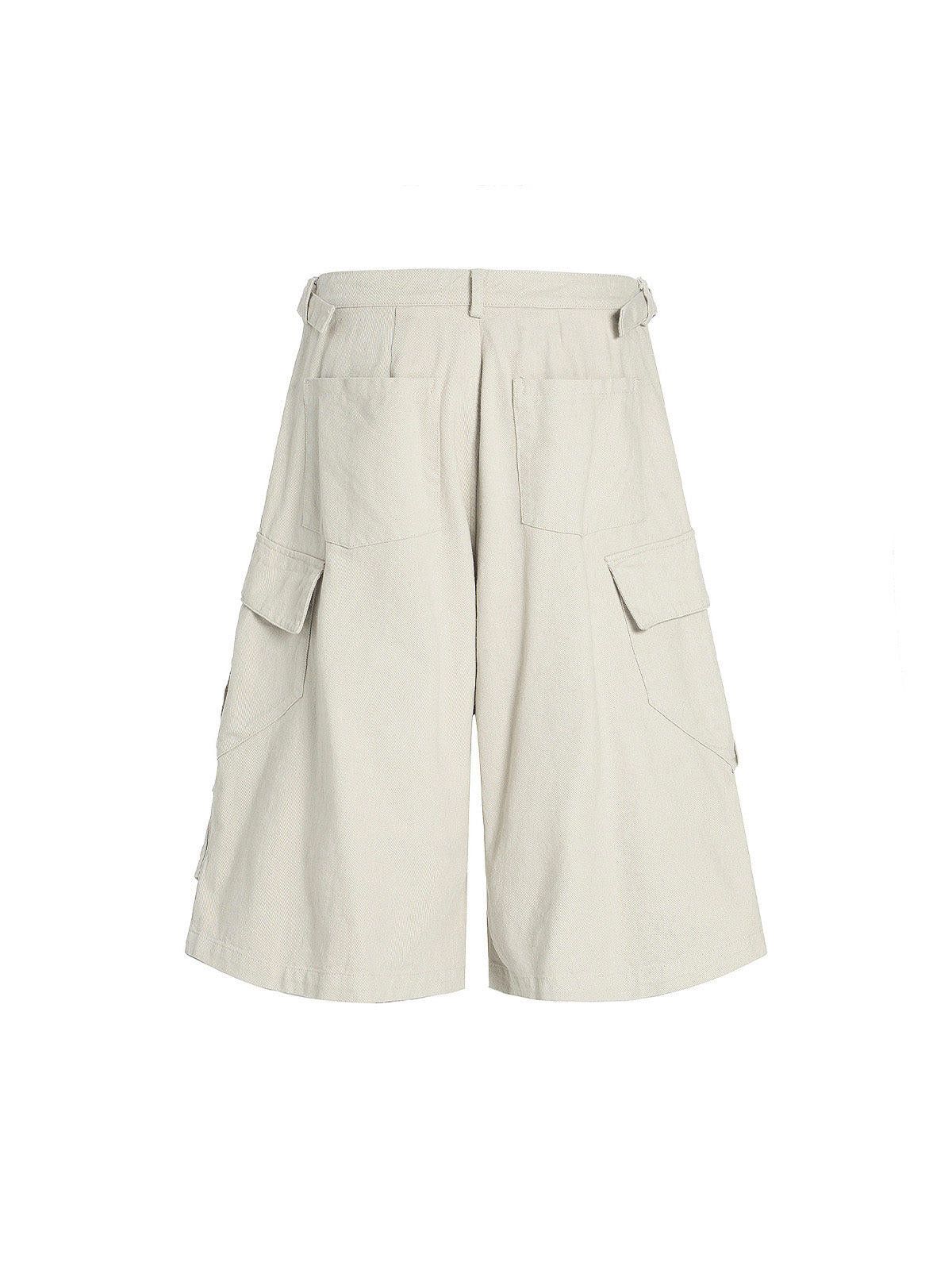 Japanese Brand Cleanfit Multi-Pocket Cargo Jorts Size ONE SIZE - 7 Thumbnail