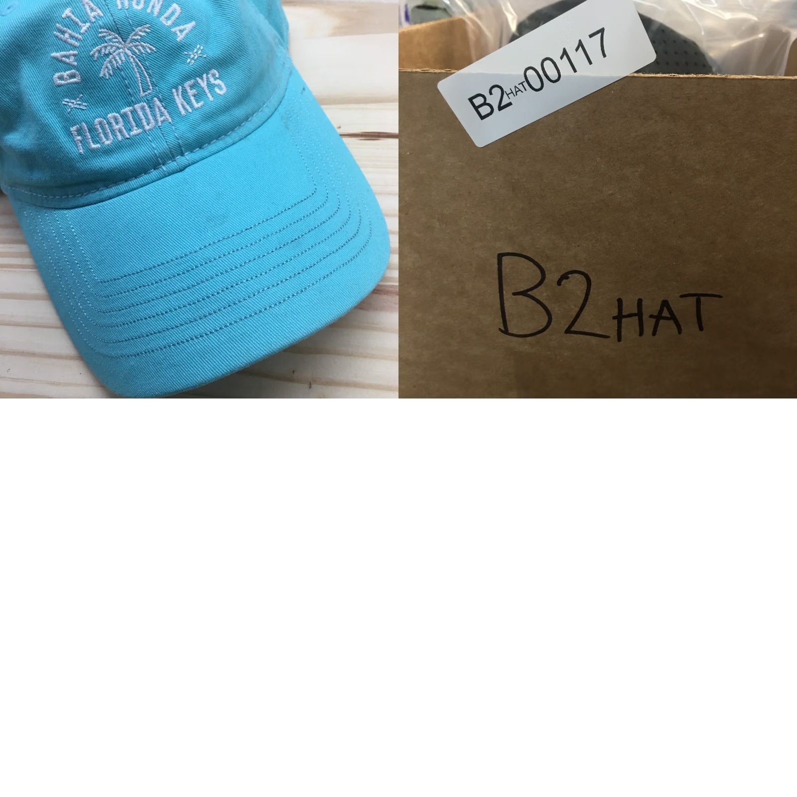 Honda Ouray Baseball Cap Womens Blue OS Embroidered Logo Bahia Honda Florida Keys Size ONE SIZE - 9 Thumbnail