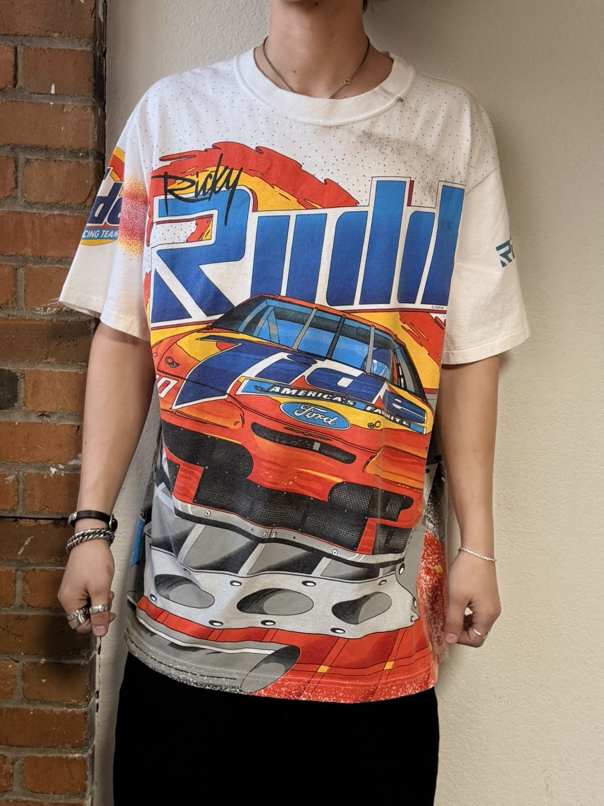 Vintage Vintage ricky rudd tee Size US L / EU 52-54 / 3 - 1 Thumbnail