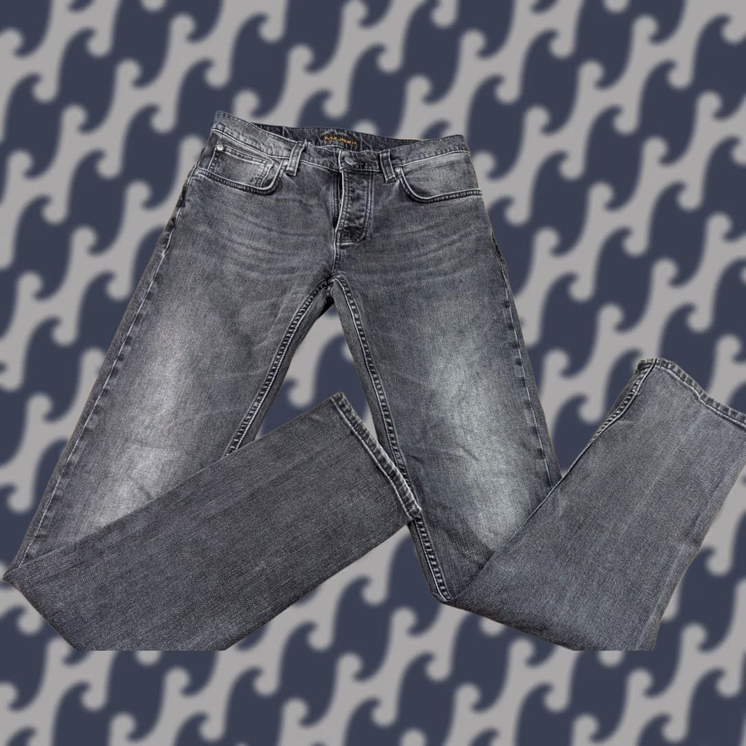 Nudie Jeans NUDIE JEANS REGULAR ANTON ARMY SATEEN SELVAGE | Grailed