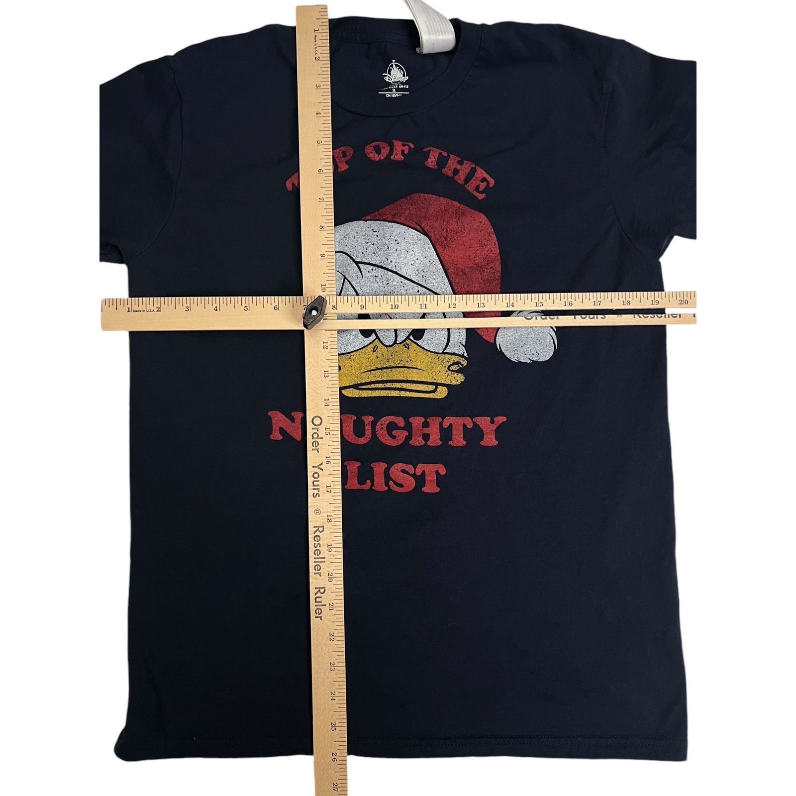 Disney Disney Donald Duck Shirt Santa hat Top of the Naughty List Size US M / EU 48-50 / 2 - 8 Thumbnail