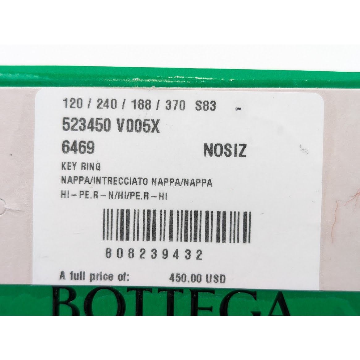 Bottega Veneta o1rshd1 Size: OS / Nappa Intrecciato Keyring in Multicolor Size ONE SIZE - 14 Thumbnail