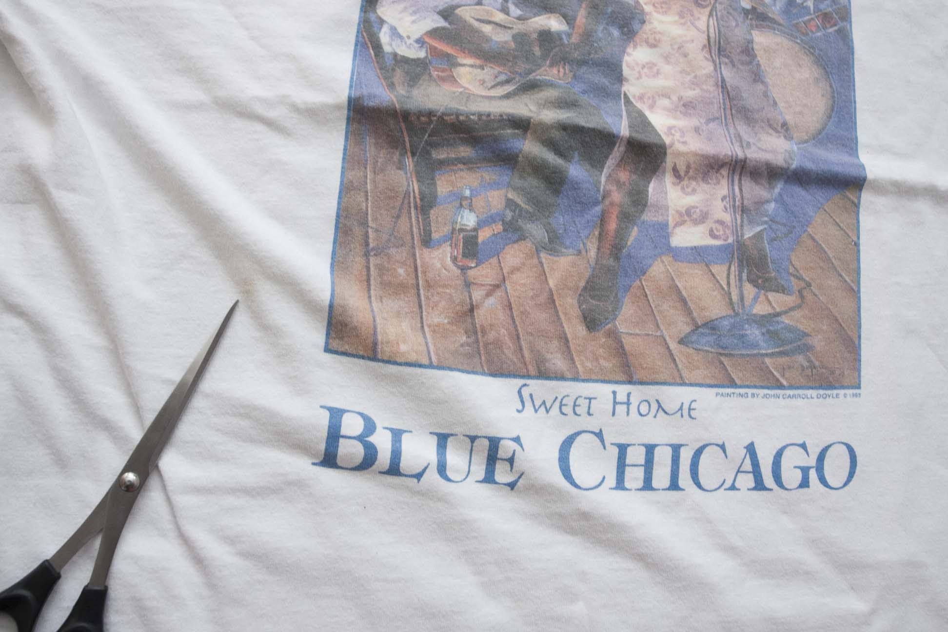 Jerzees × Vintage John Carroll Doyle Painting T Shirt Blue Chicago Size XL Size US XL / EU 56 / 4 - 2 Thumbnail