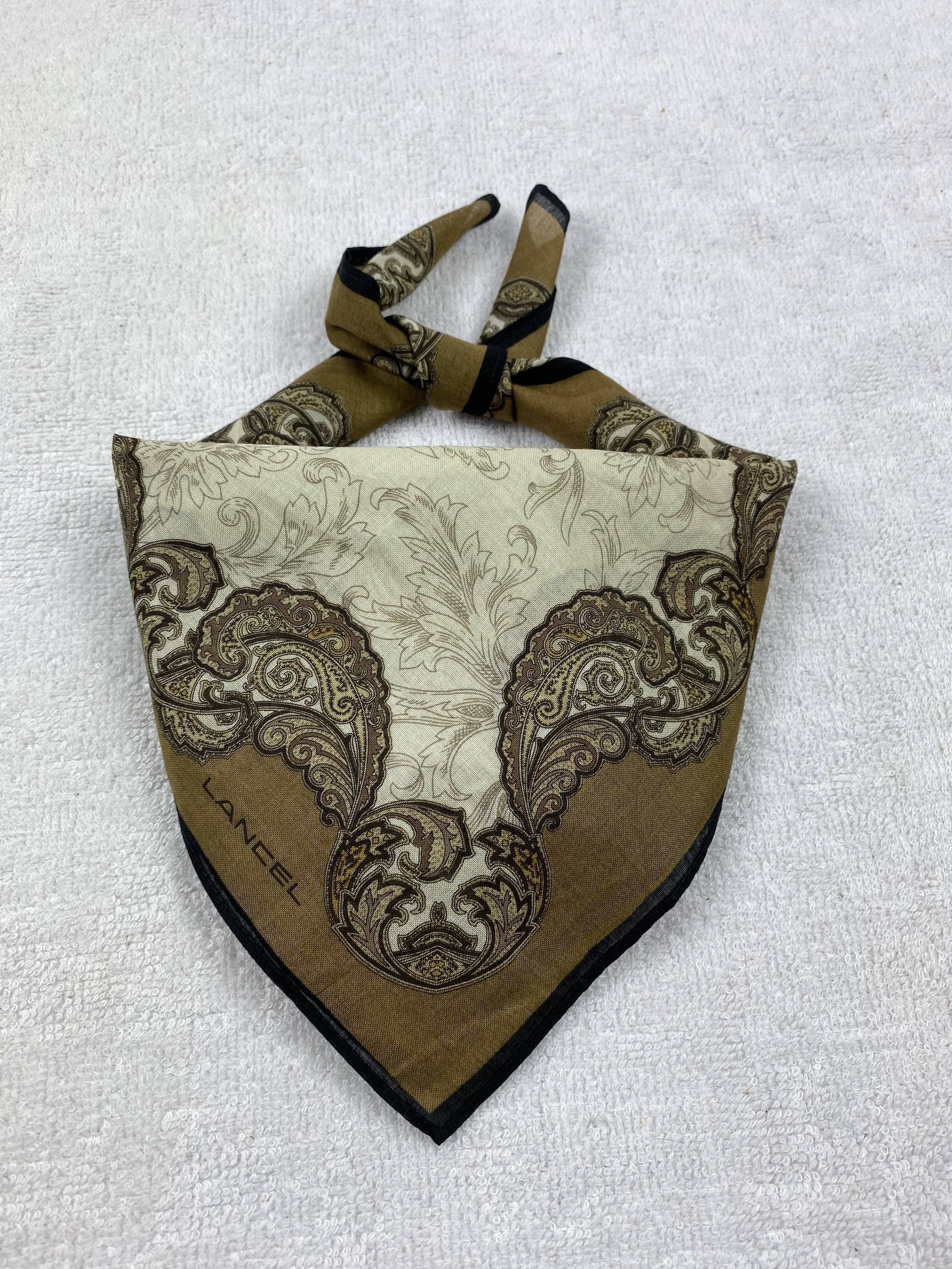 Lancel × Vintage Lancel Handkerchief / Bandana / Neckerchief Size ONE SIZE - 1 Thumbnail