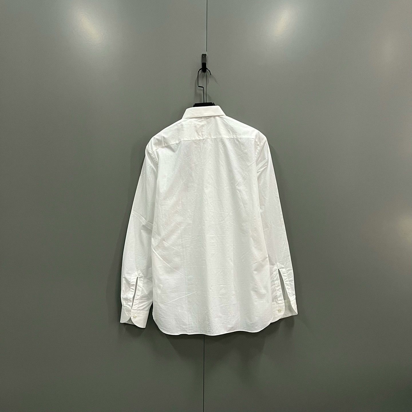 Ermenegildo Zegna Zegna White Subtle Square Pattern Shirt Size US XS / EU 42 / 0 - 2 Thumbnail