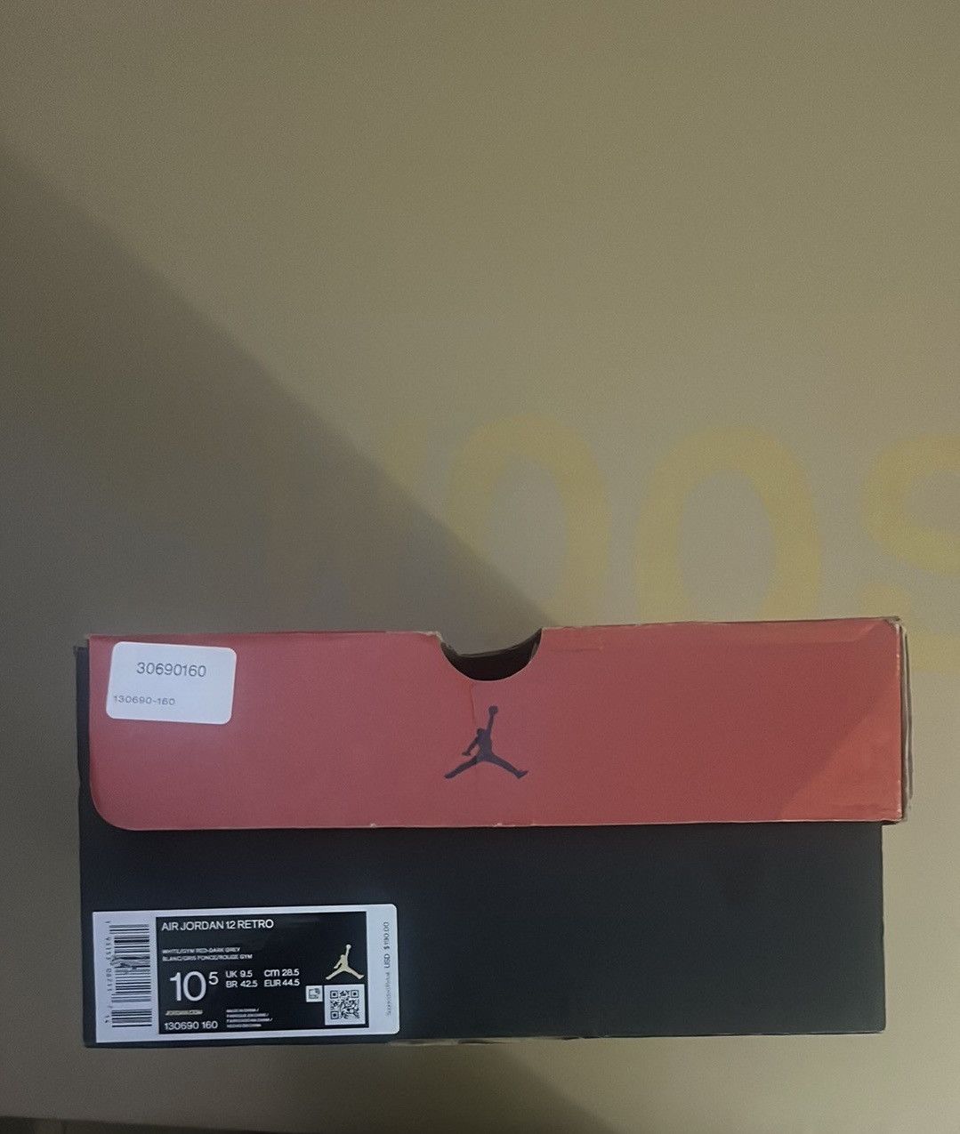 Jordan Brand Jordan 12 retro black white grey Size US 10.5 / EU 43-44 - 3 Thumbnail