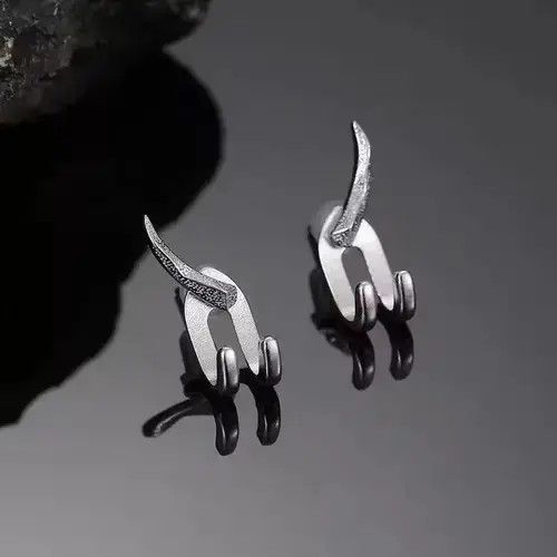 Jewelry x Movie Clowns Earrings in Silver, Men's