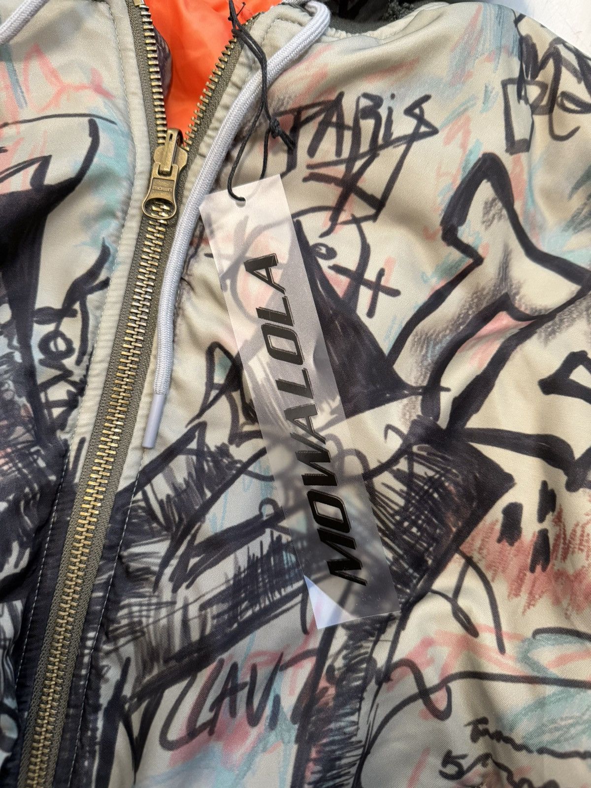 Mowalola Mowalola Graffiti Bomber Size US XL / EU 56 / 4 - 2 Thumbnail