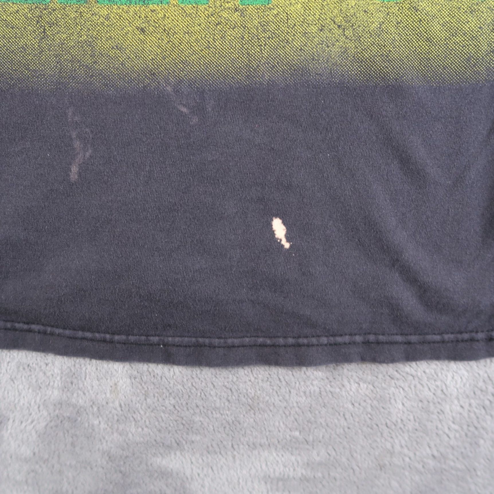 Vintage VTG 90s Looney Tunes Taz UFO Space XL AOP Shirt Mens Black Cotton 1996 USA Made Baseball Short Sleeve Crew Neck T-Shirt Graphics Size US XL / EU 56 / 4 - 3 Thumbnail