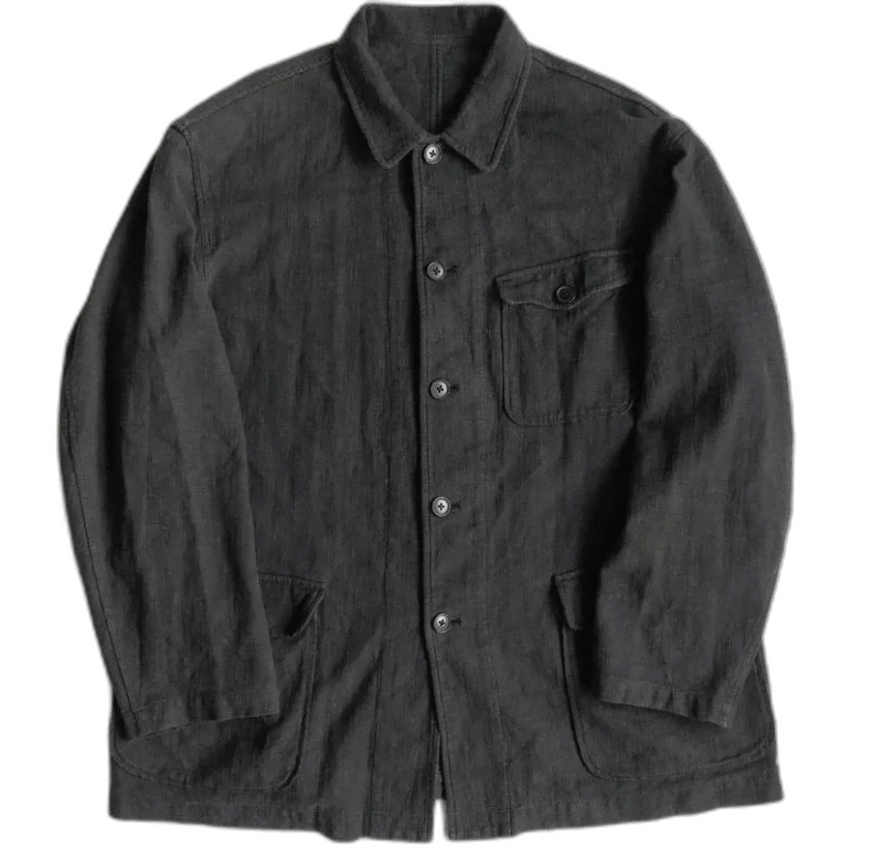 Yohji Yamamoto yohji yamamoto 1990s work jacket for men Size US L / EU 52-54 / 3 - 1 Thumbnail