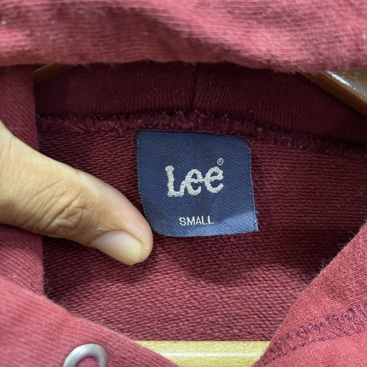 Lee Vintage Lee Japan Licensed Burgundy Hoodie Size US S / EU 44-46 / 1 - 7 Thumbnail