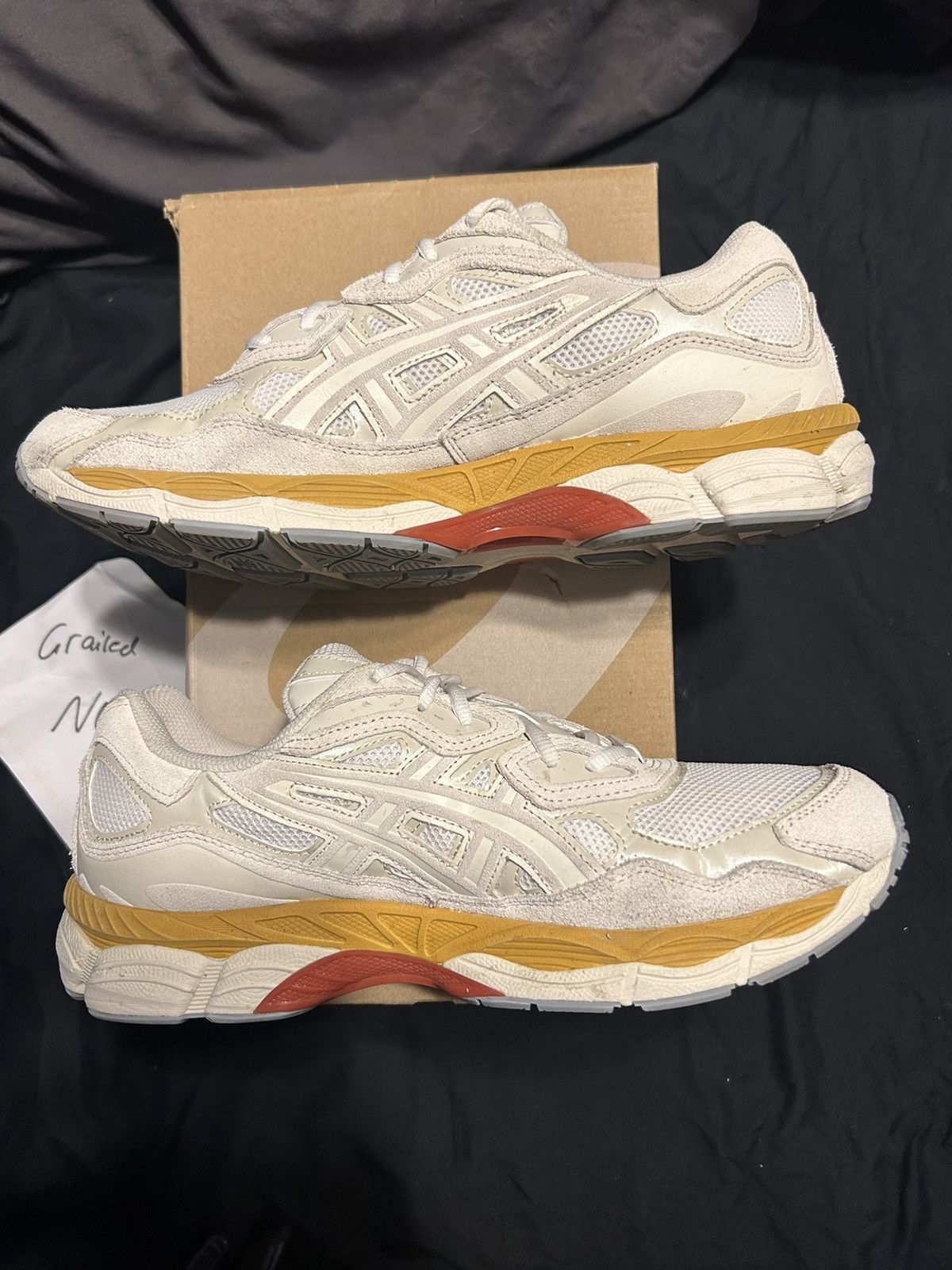 Asics Asics Gel NYC Oatmeal Size US 11.5 / EU 44-45 - 3 Thumbnail
