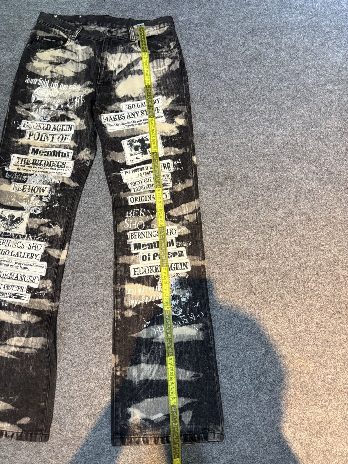 BERNINGS SHO Denim berning sho punk if six was nine y2k Size US 34 / EU 50 - 5 Thumbnail