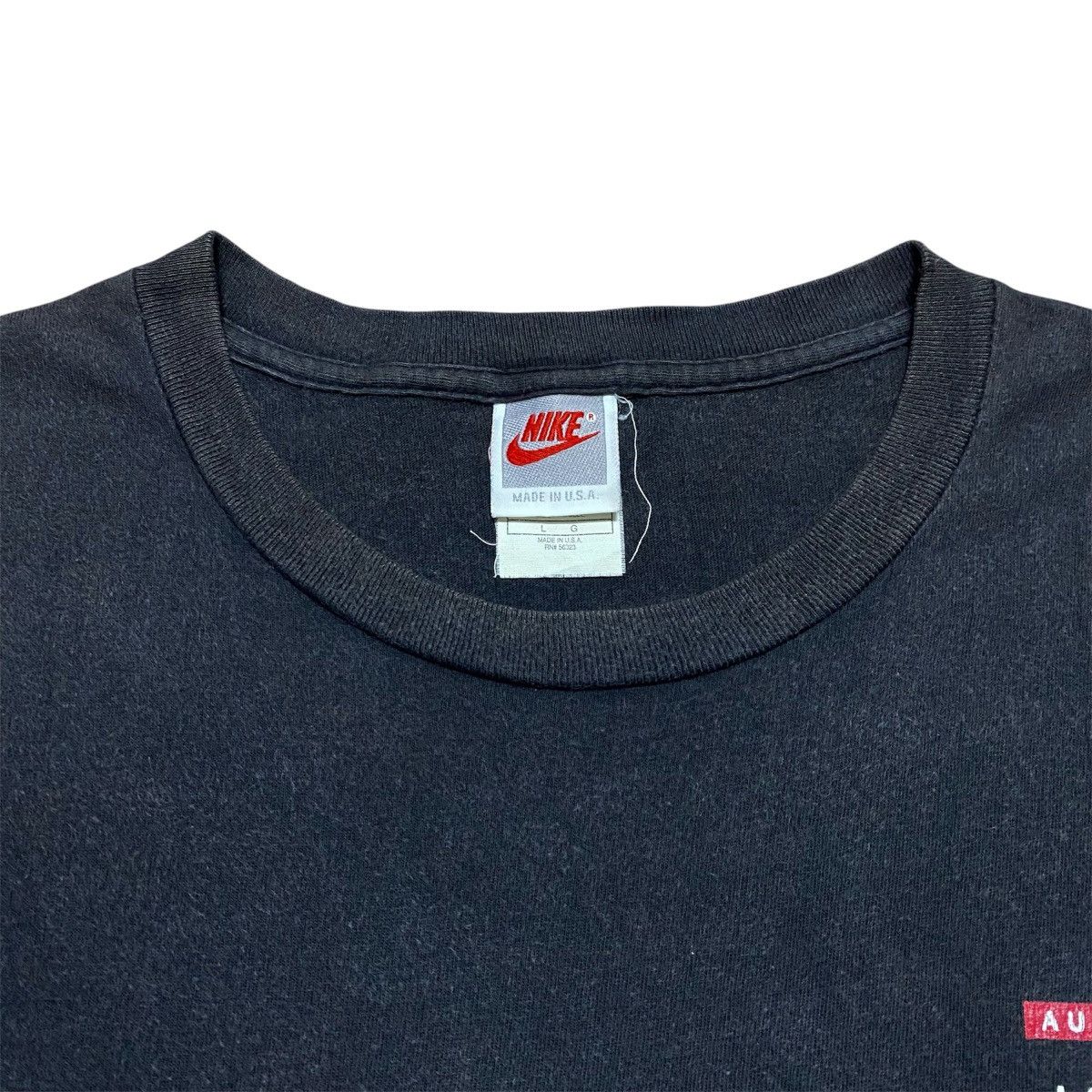 Nike Rare‼️🔥Vintage Nike Air Jordan Backhit Single Stitch T-Shirt Size US L / EU 52-54 / 3 - 4 Thumbnail